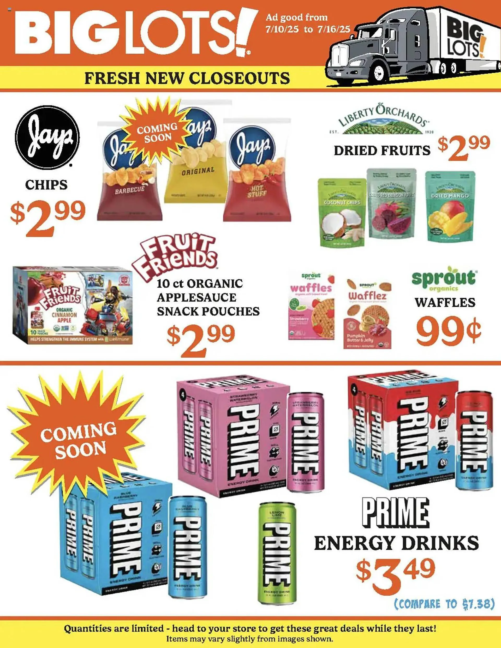 Weekly ad Big Lots Weekly Ad from July 10 to July 16 2025 - Page 1