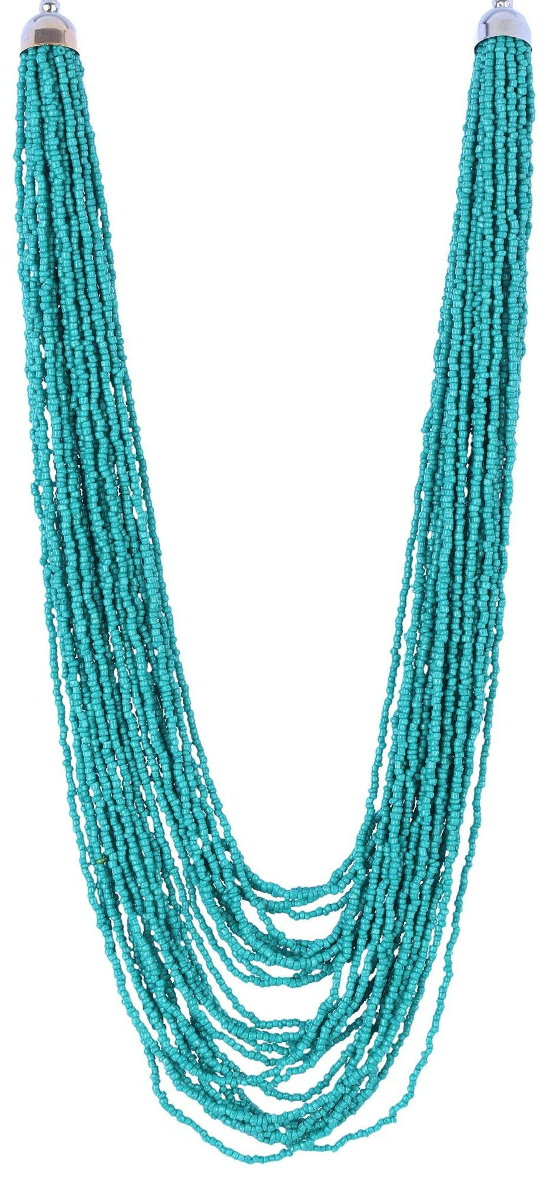 Bay Studio Multi-Row 16 In. Crochet Seed Bead Necklace