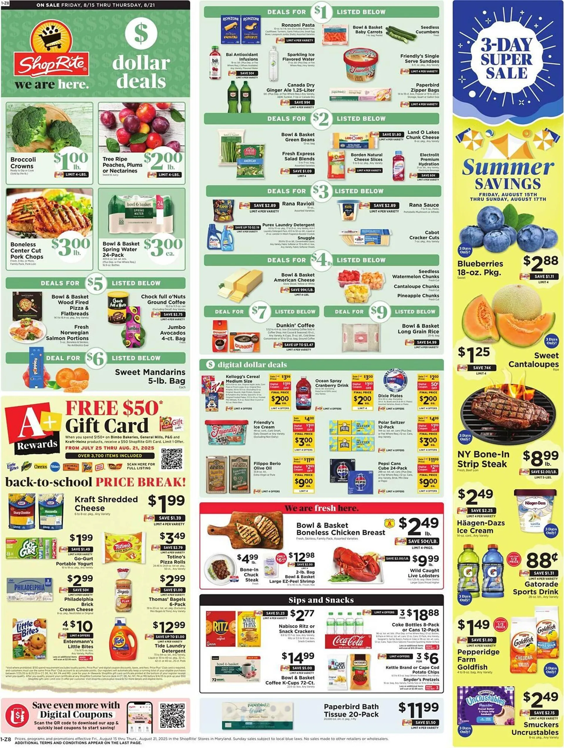Weekly ad ShopRite Weekly Ad from August 14 to August 21 2025 - Page 1
