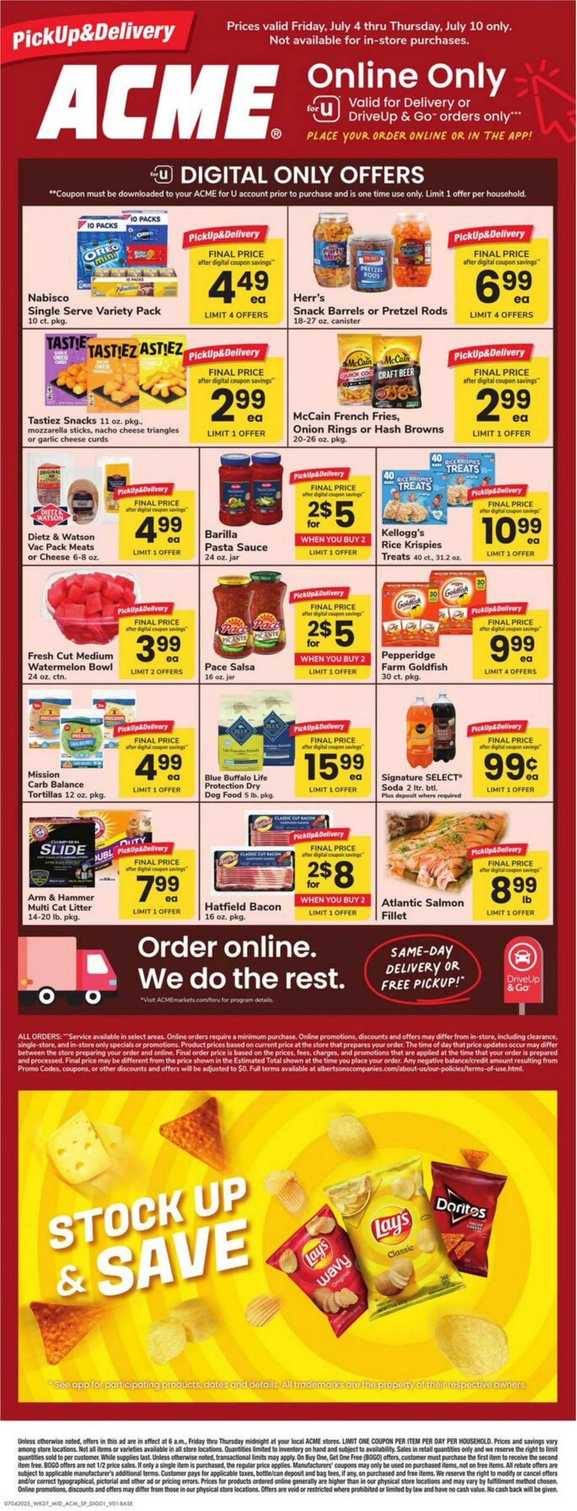Weekly ad Acme Current weekly ad from July 4 to July 10 2025 - Page 1