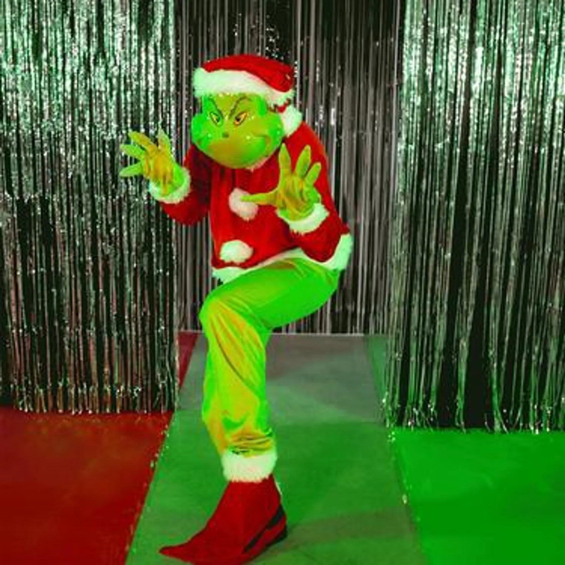 Santa Grinch Costume