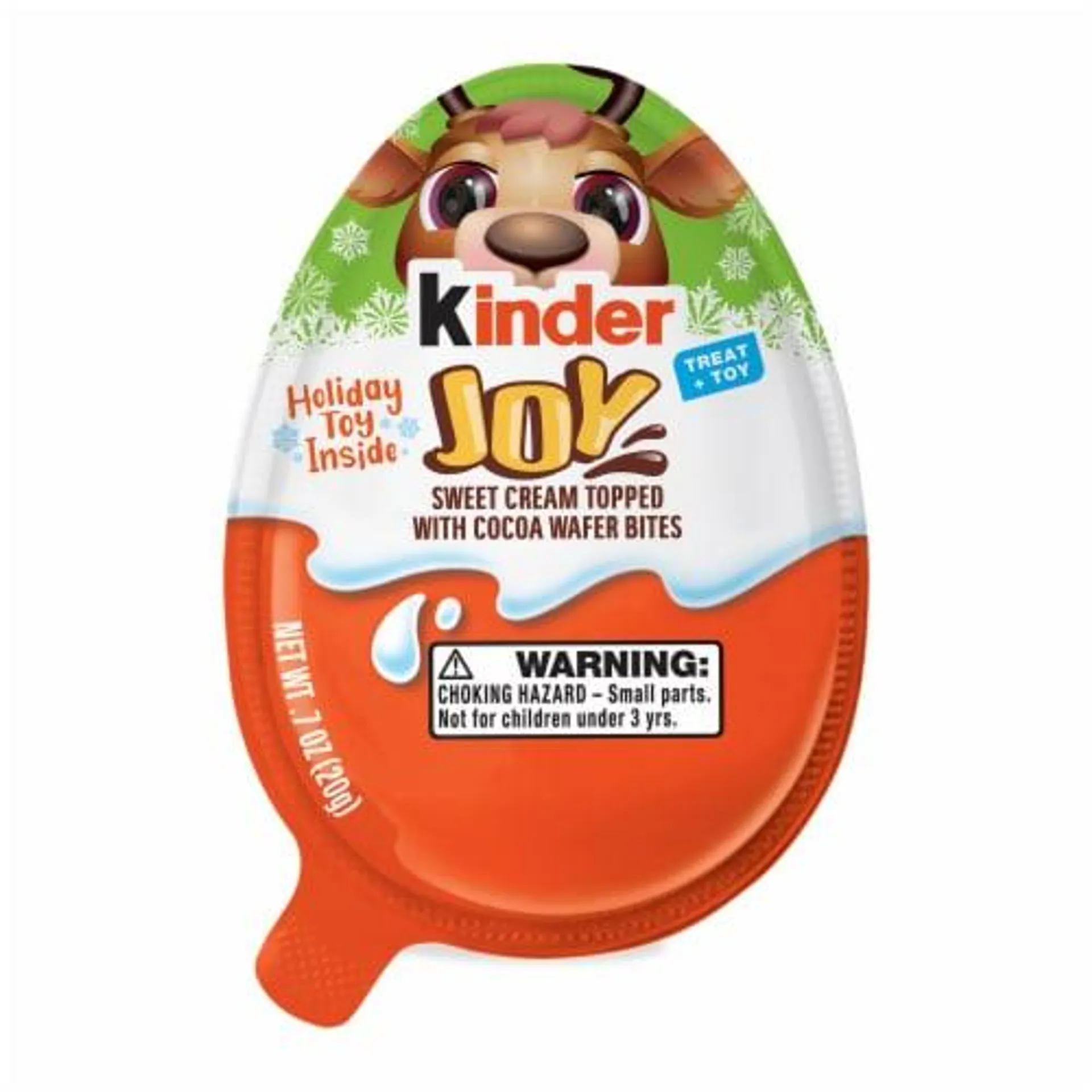 Kinder Joy Egg Sweet Cream And Chocolatey Wafer Holiday Candy