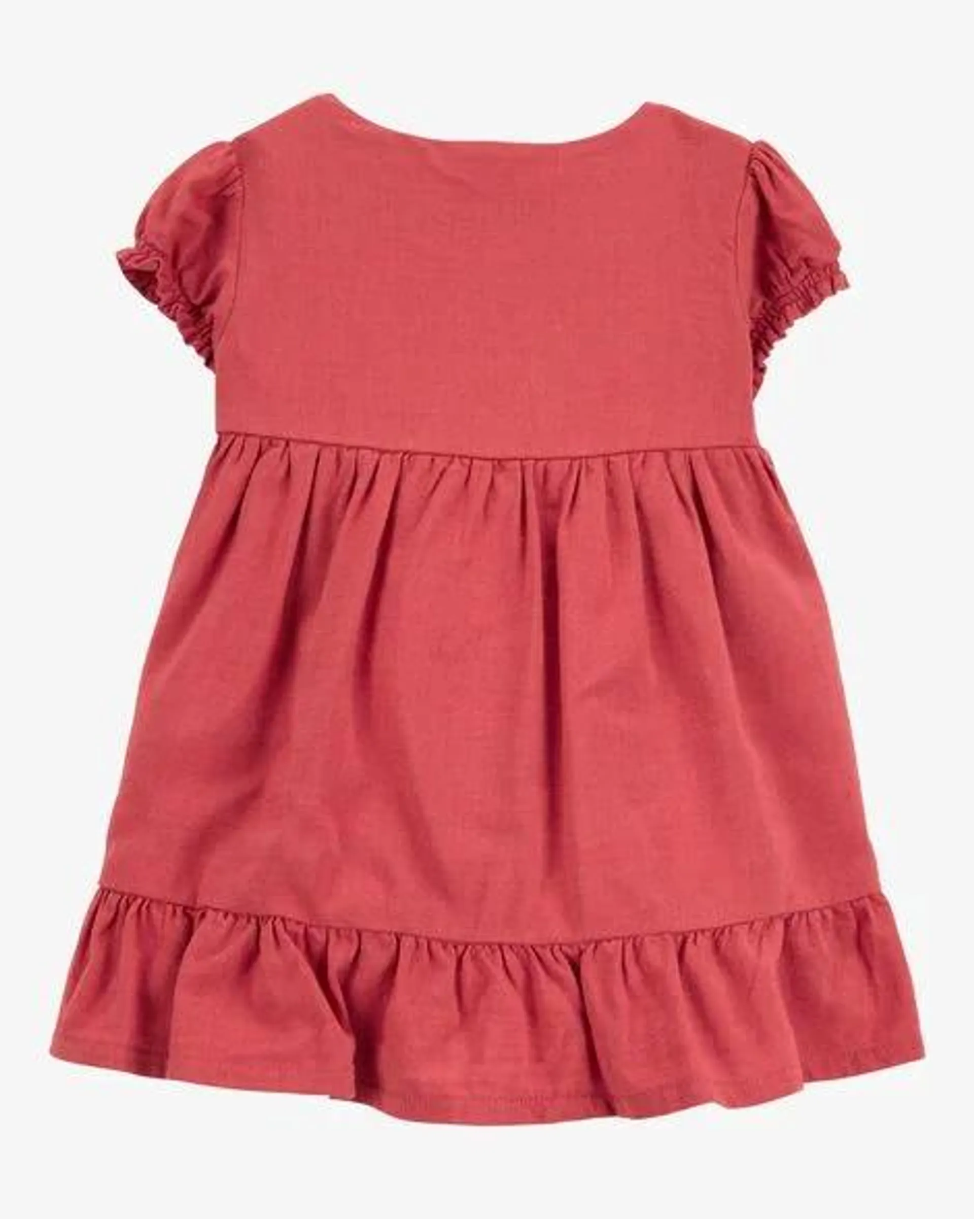 Baby Short-Sleeve Tiered Dress