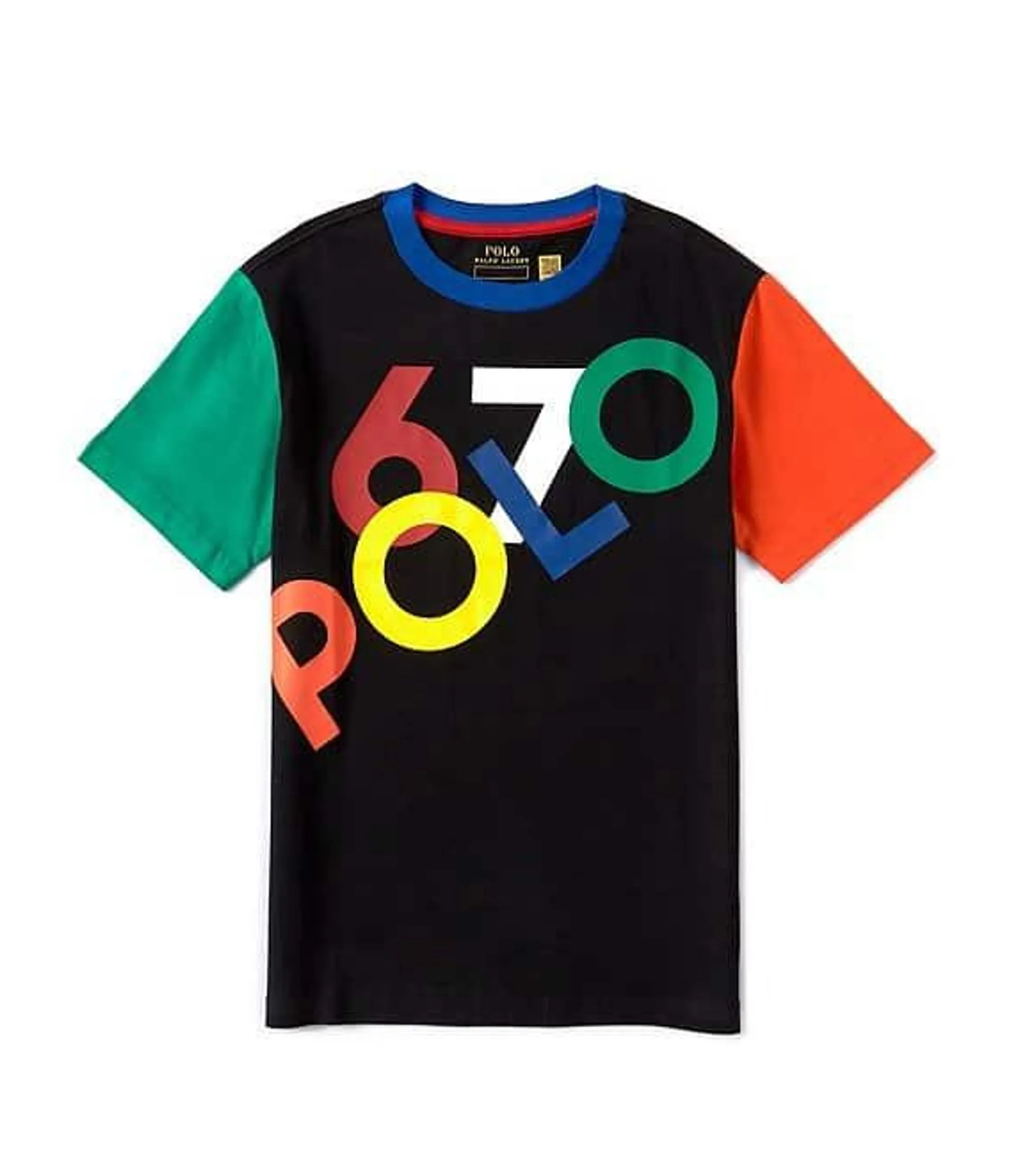 Little Boys 2T-7 Short-Sleeve Color-Blocked Logo Jersey T-Shirt