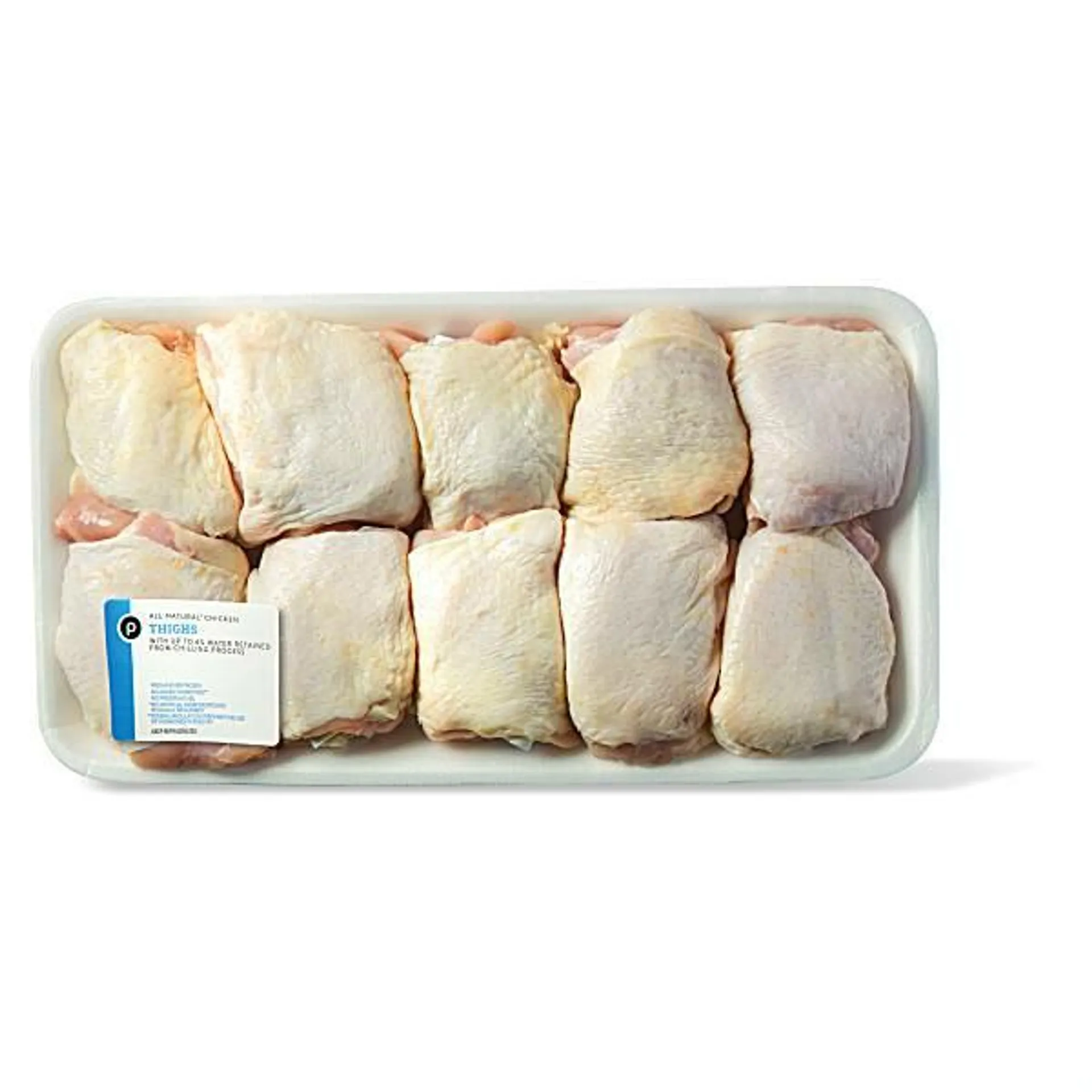 Publix Chicken Thighs (4 lb or more pkg), USDA Grade A, Vegetable Fed