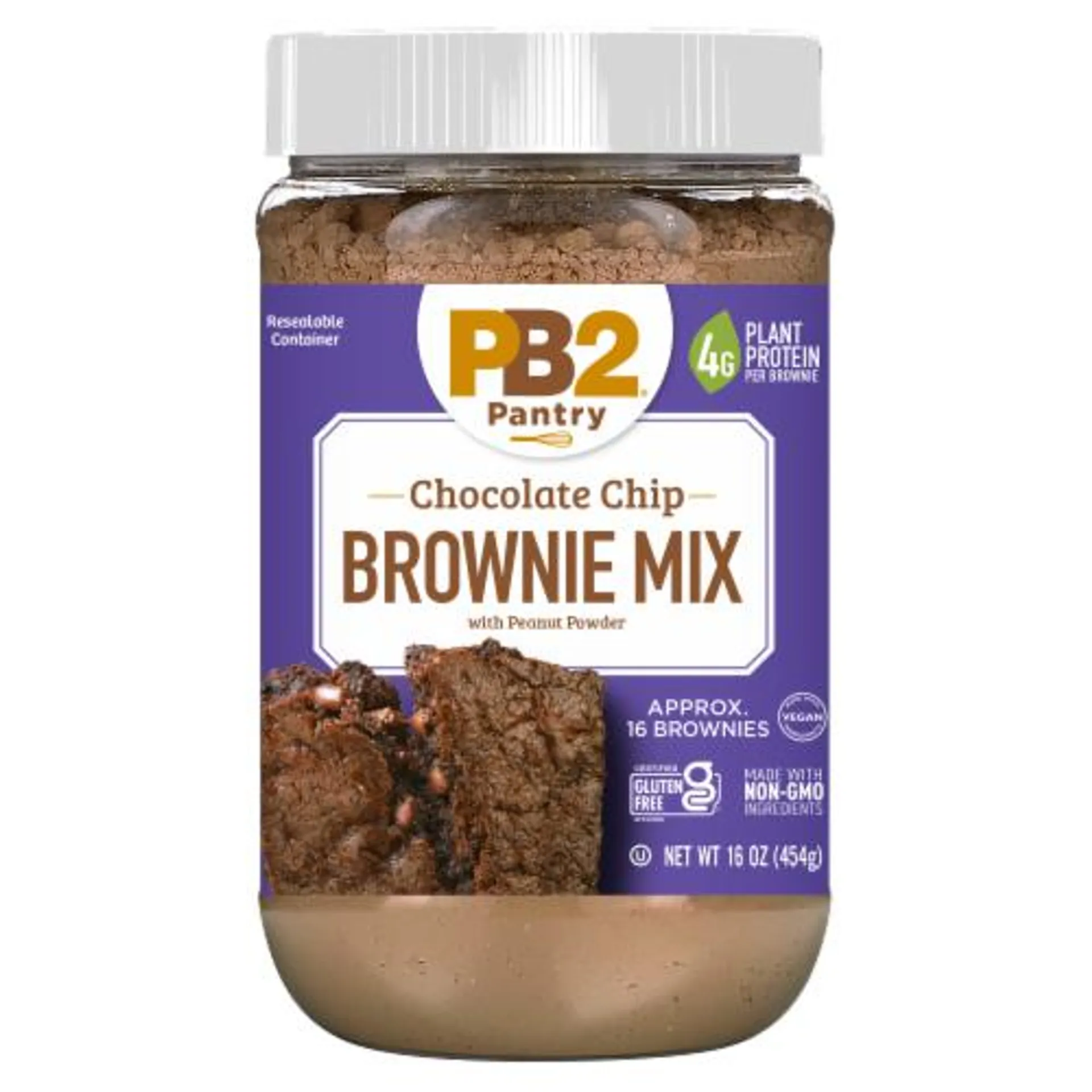 PB2® Pantry Chocolate Chip with Peanut Powder Brownie Mix