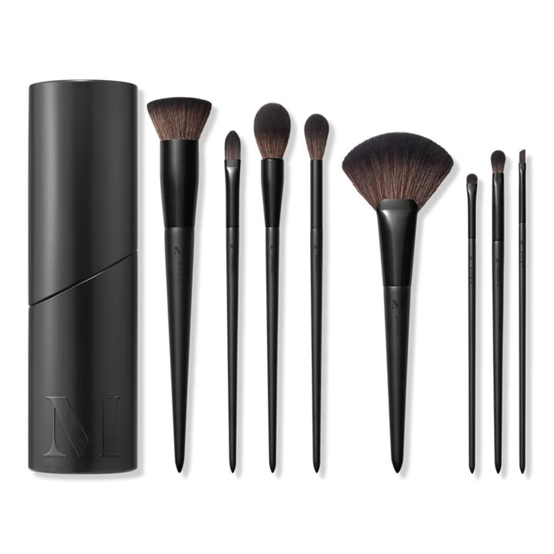 Vegan Pro Series 8-Piece Face & Eye Brush Set