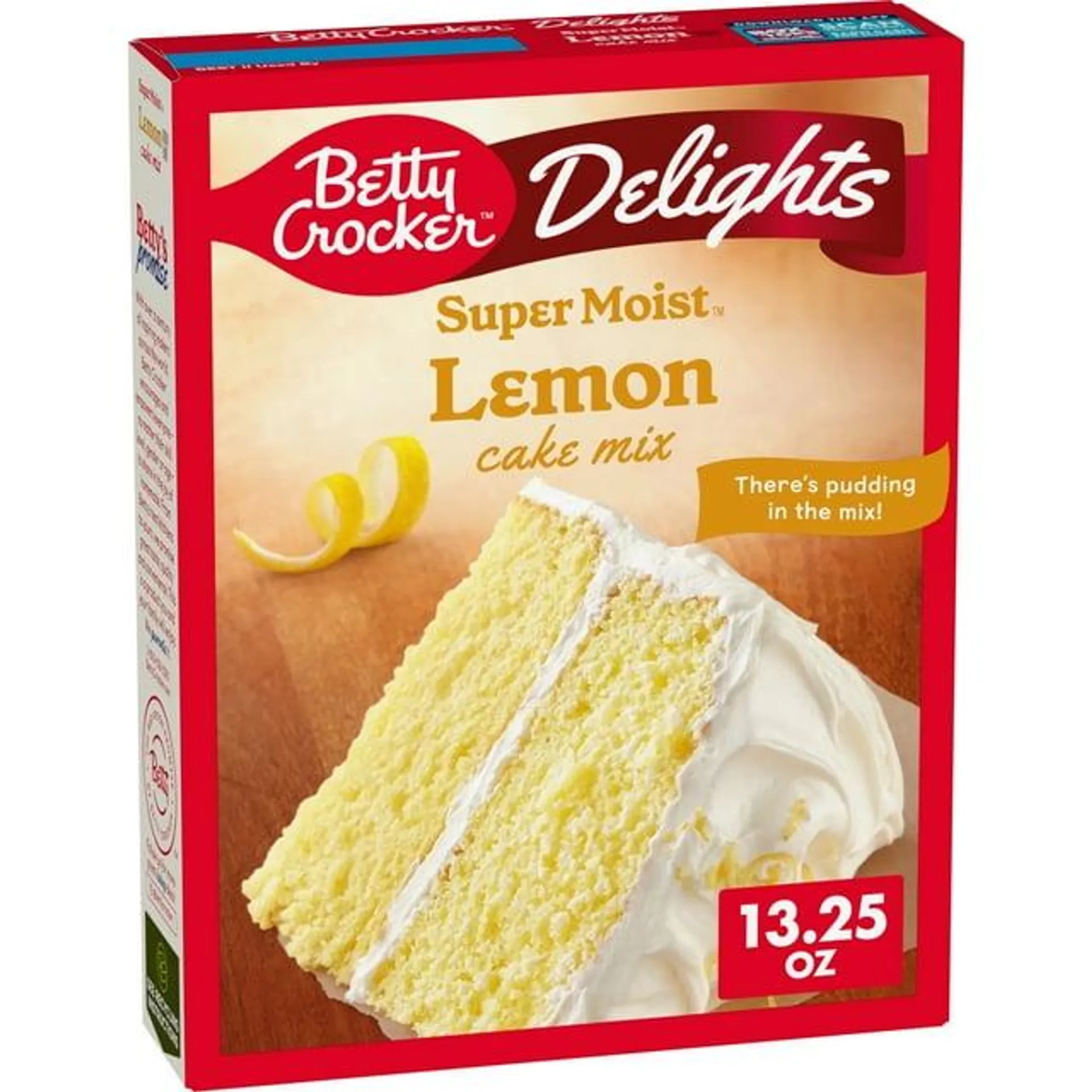 Betty Crocker Delights Super Moist Lemon Cake Mix, 13.25 oz.