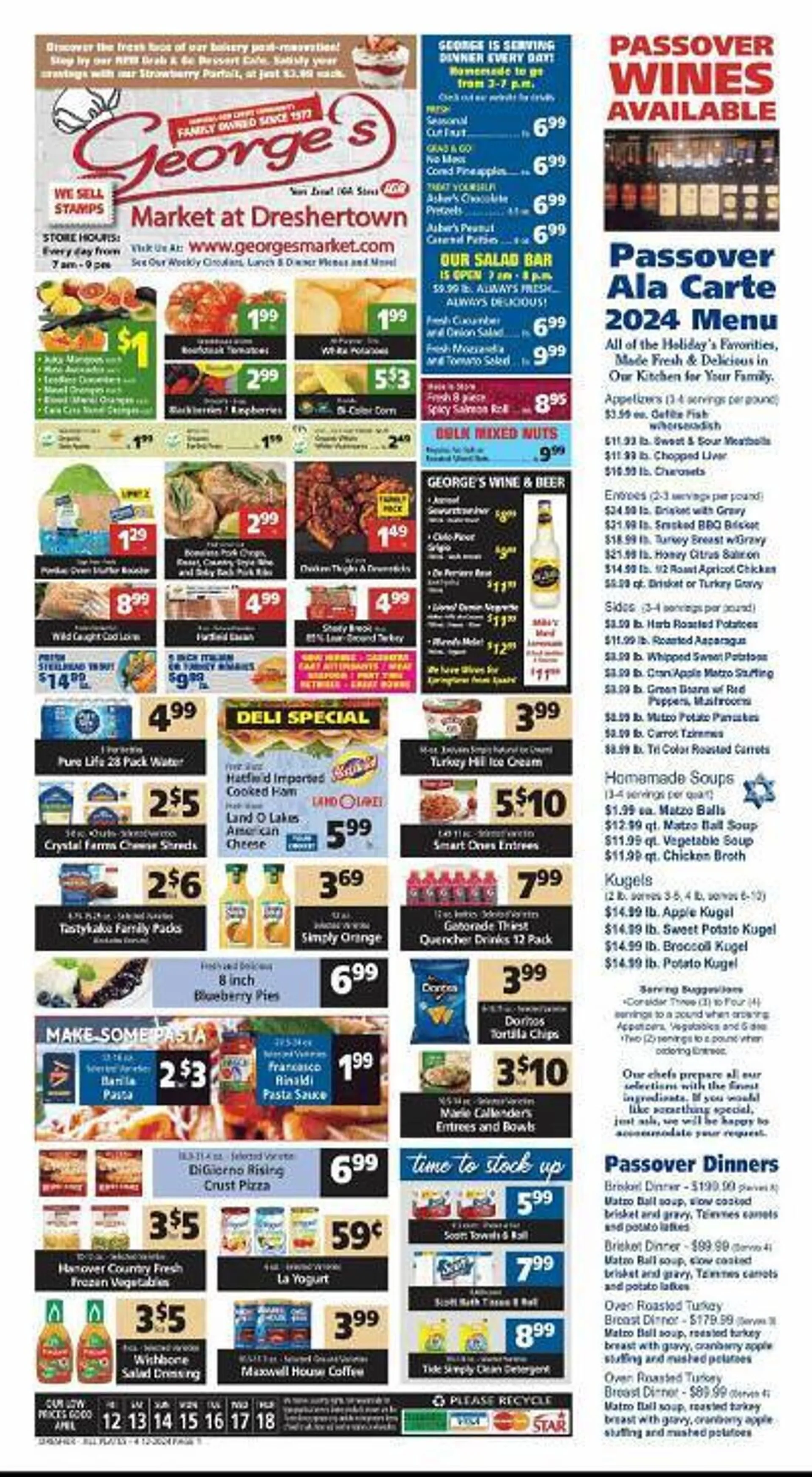 Weekly ad George's Market Weekly Ad from April 12 to April 18 2024 - Page 