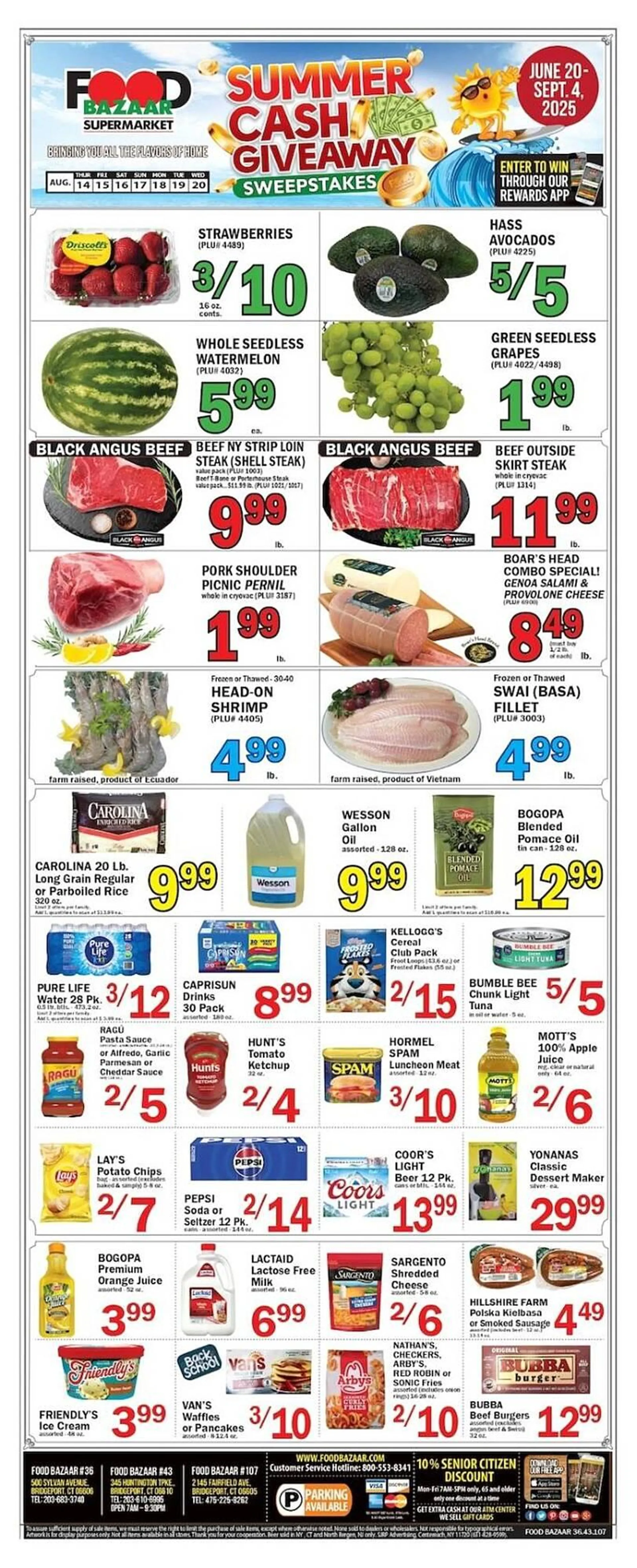 Weekly ad Food Bazaar Weekly Ad from August 14 to August 20 2025 - Page 1