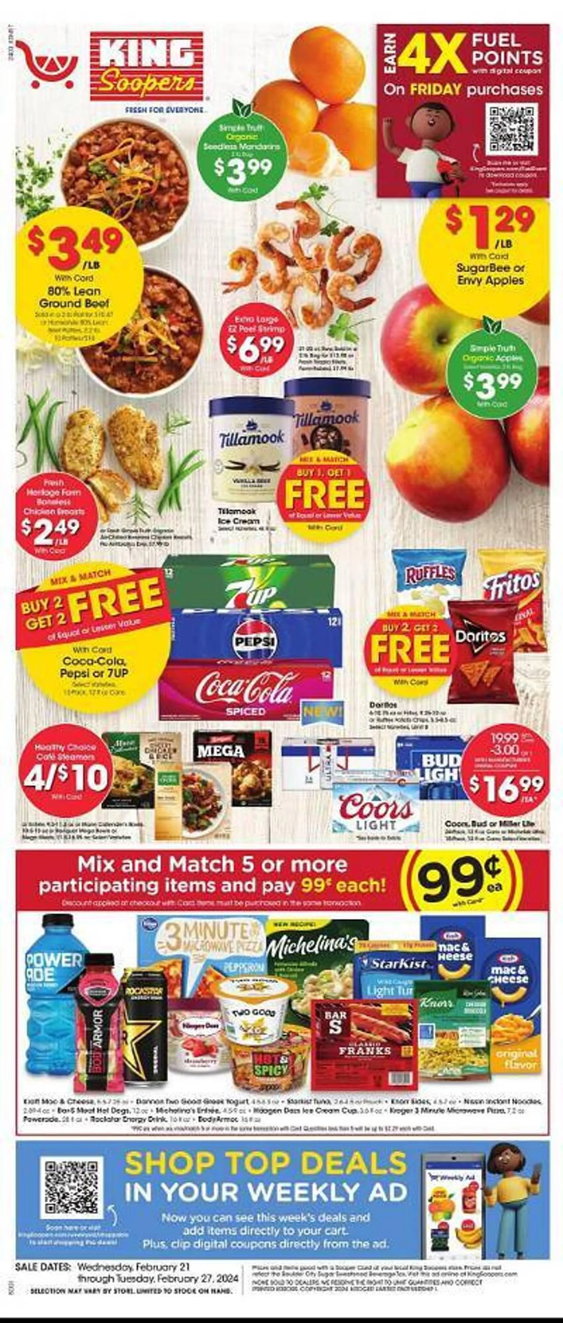Weekly ad King Soopers Weekly Ad from February 21 to February 27 2024 - Page 