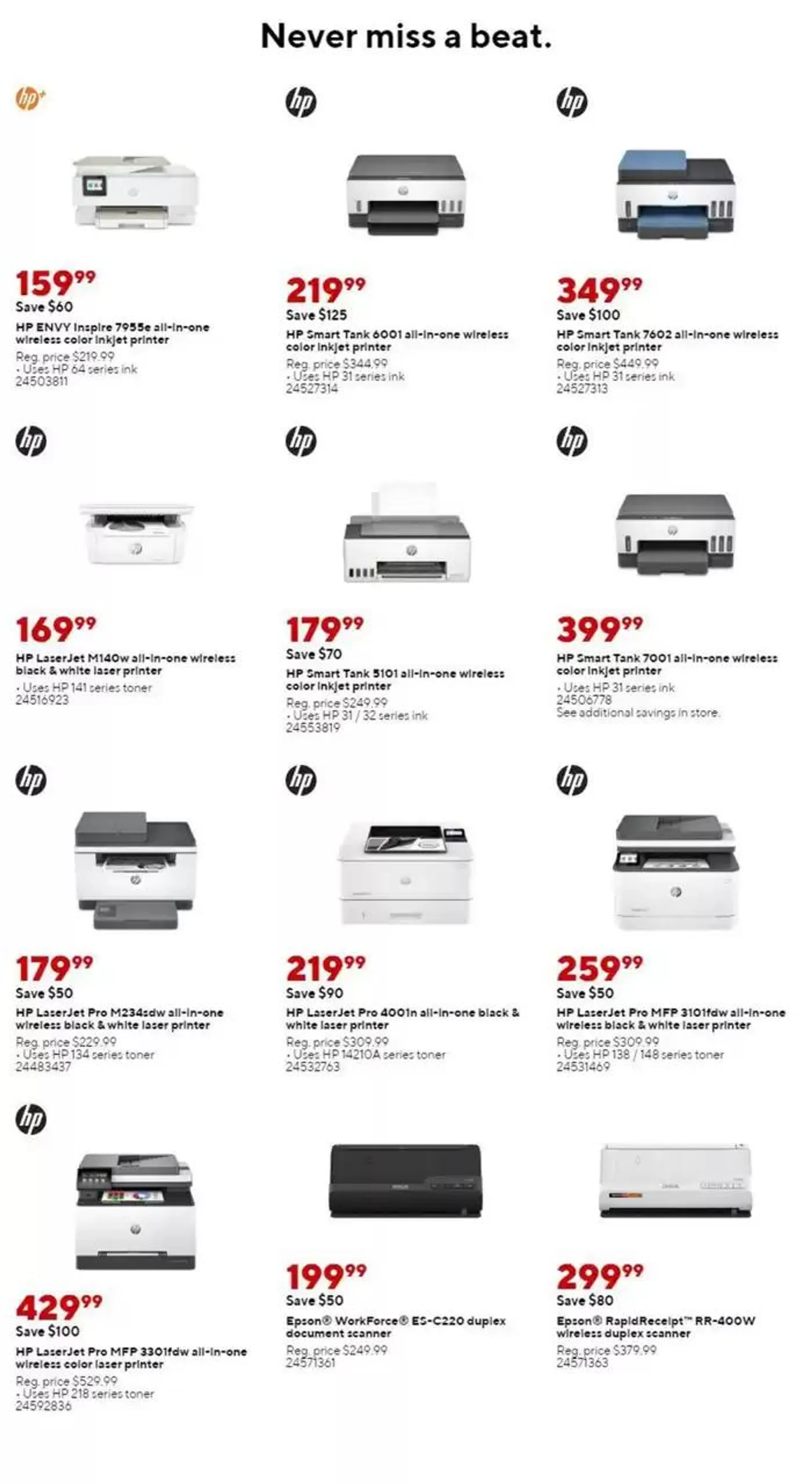 Weekly ad Staples flyer from October 6 to October 12 2024 - Page 13