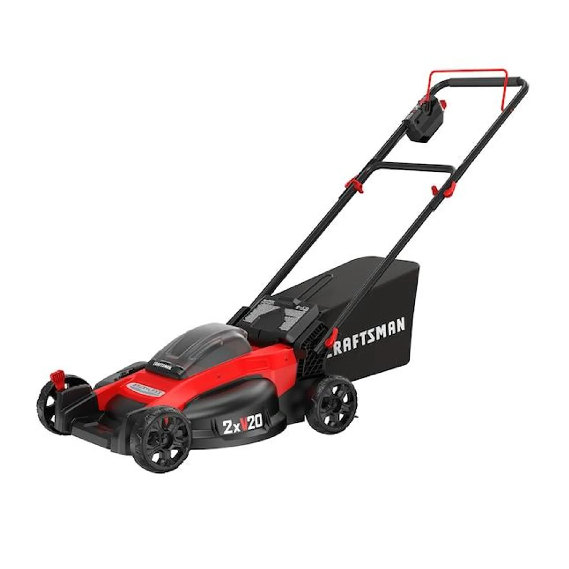 CRAFTSMAN V20 20-volt Max 20-in Cordless Push Lawn Mower 5 Ah (2-Batteries and Charger Included)