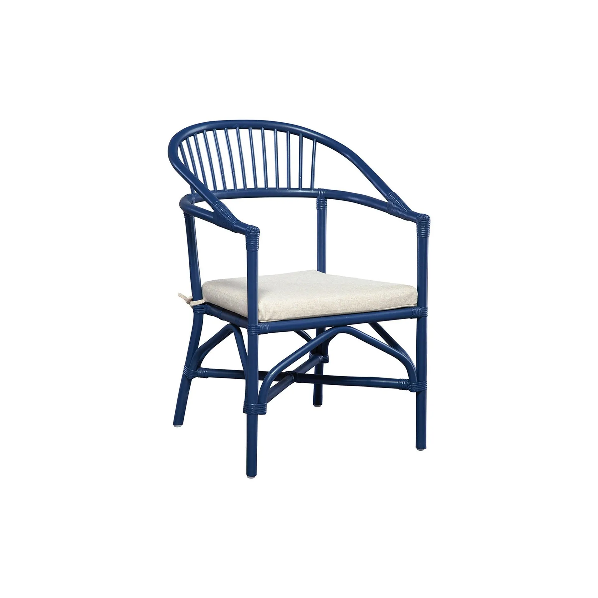 Modern Blues Comb Back Chair