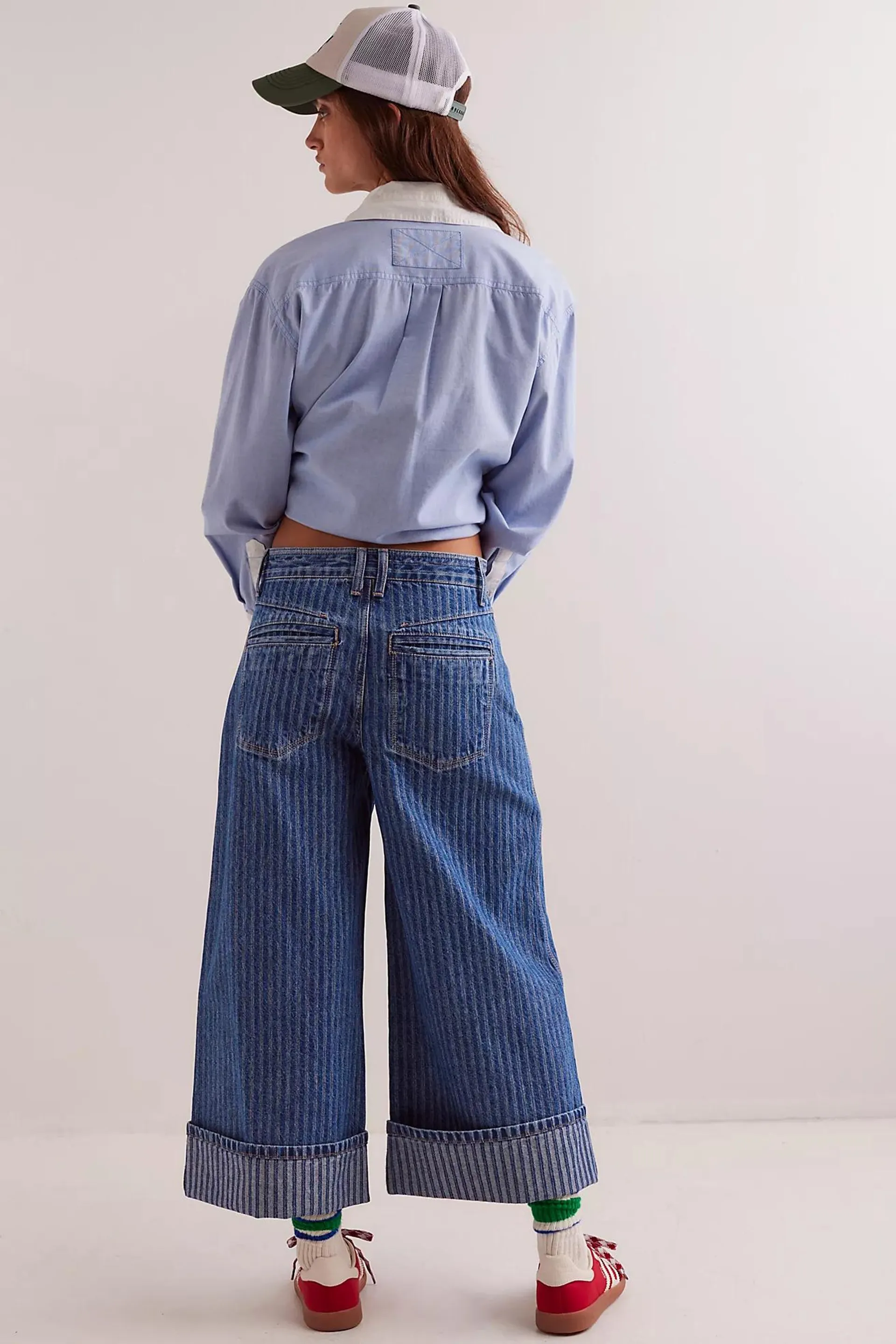 We The Free Brette Cropped Wide-Leg Jeans