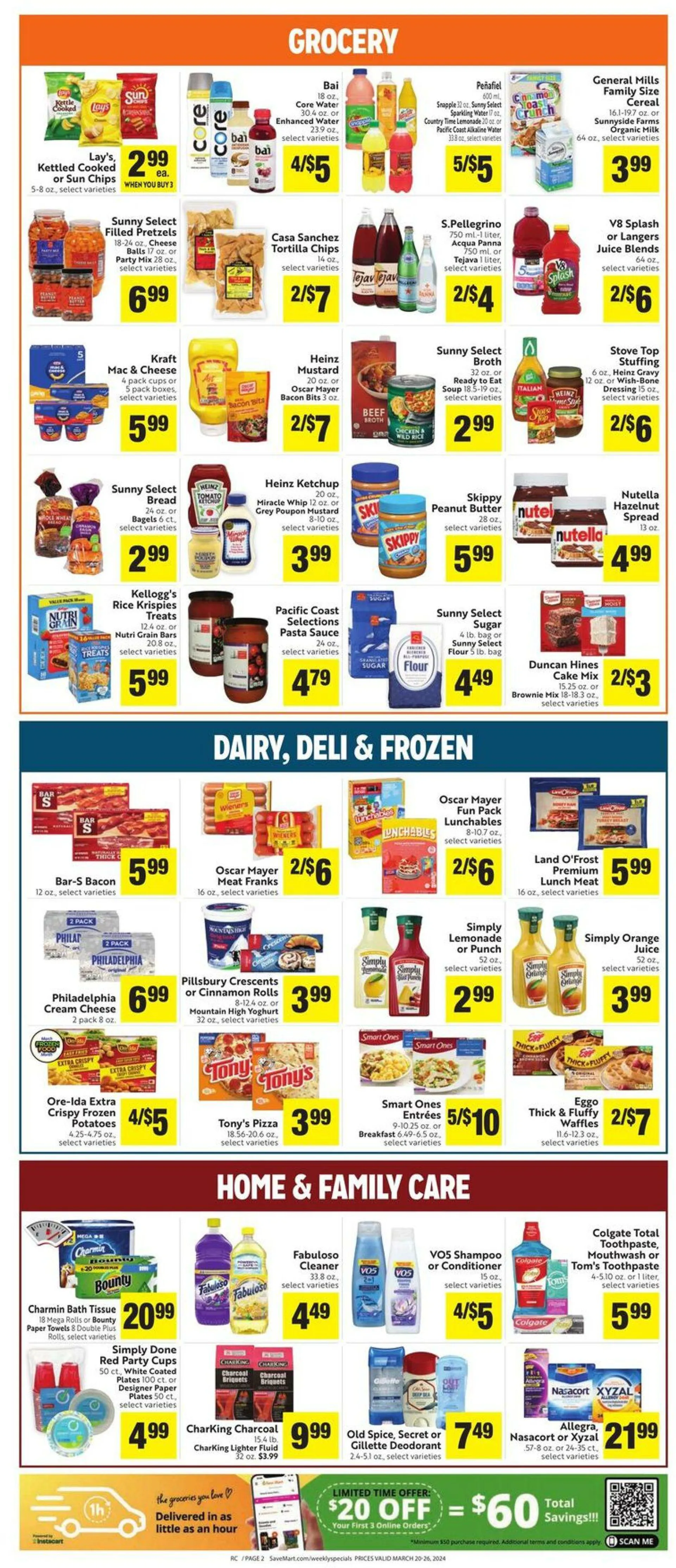 Weekly ad Save Mart Current weekly ad from March 20 to March 26 2024 - Page 2