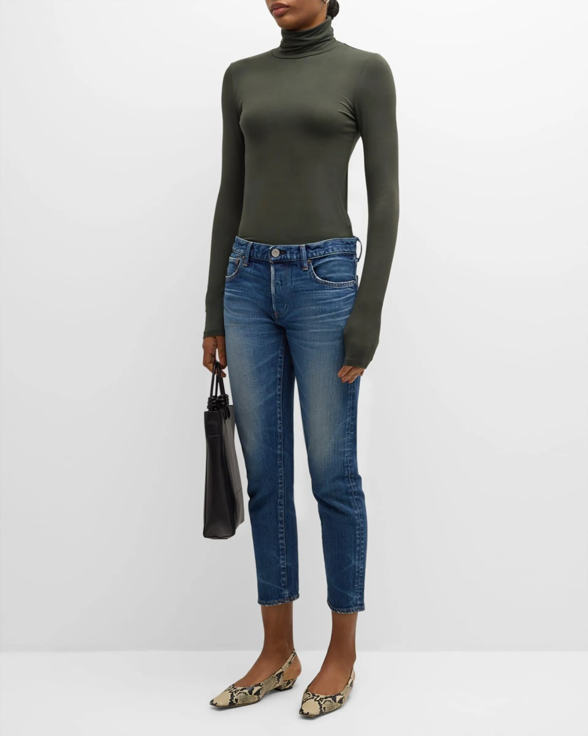 Viscose Jersey Turtleneck