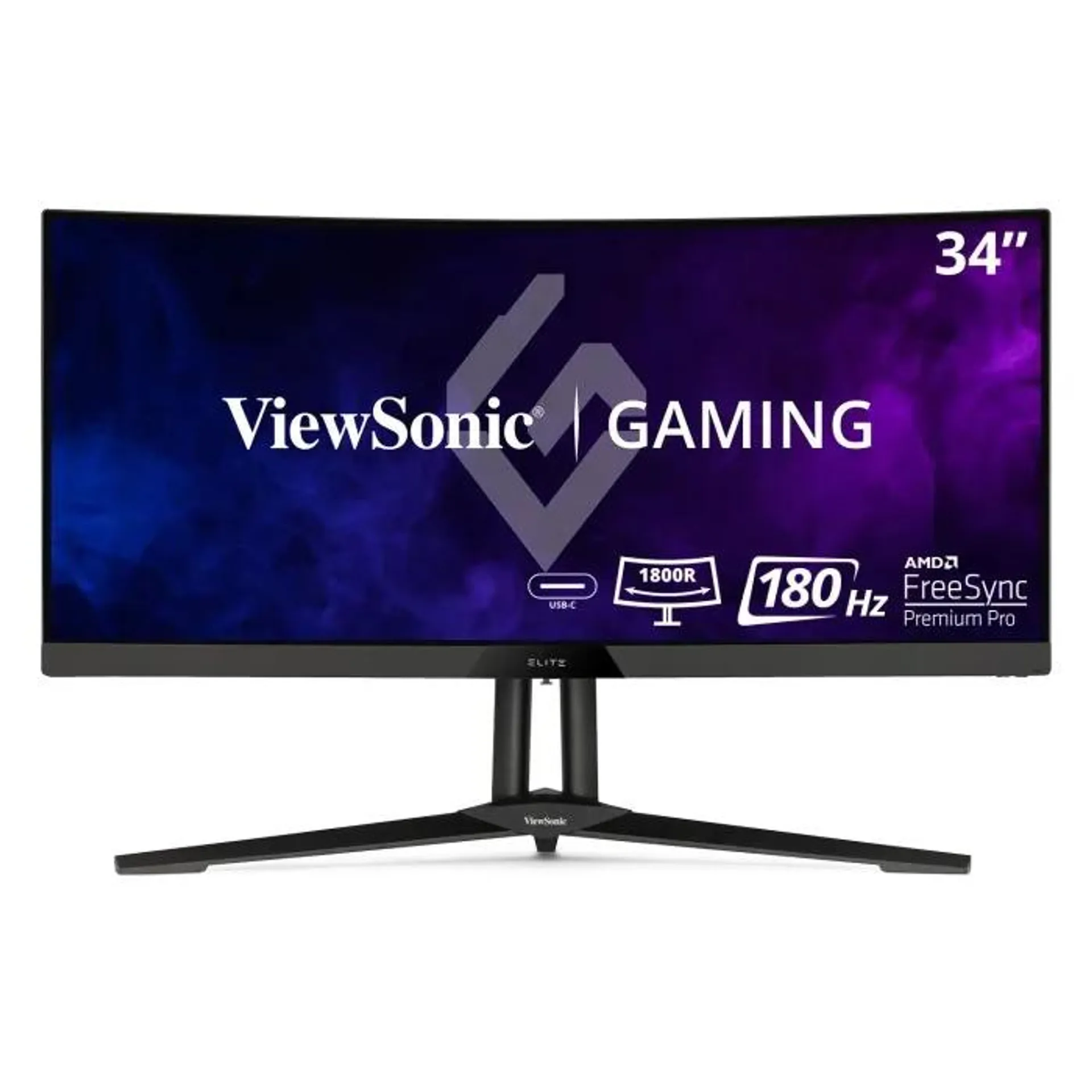 XG340C-2K - 34" 1440p 1ms 180Hz Ultra-Wide Curved Gaming Monitor with FreeSyncPremium Pro, HDR400, HDMI 2.1