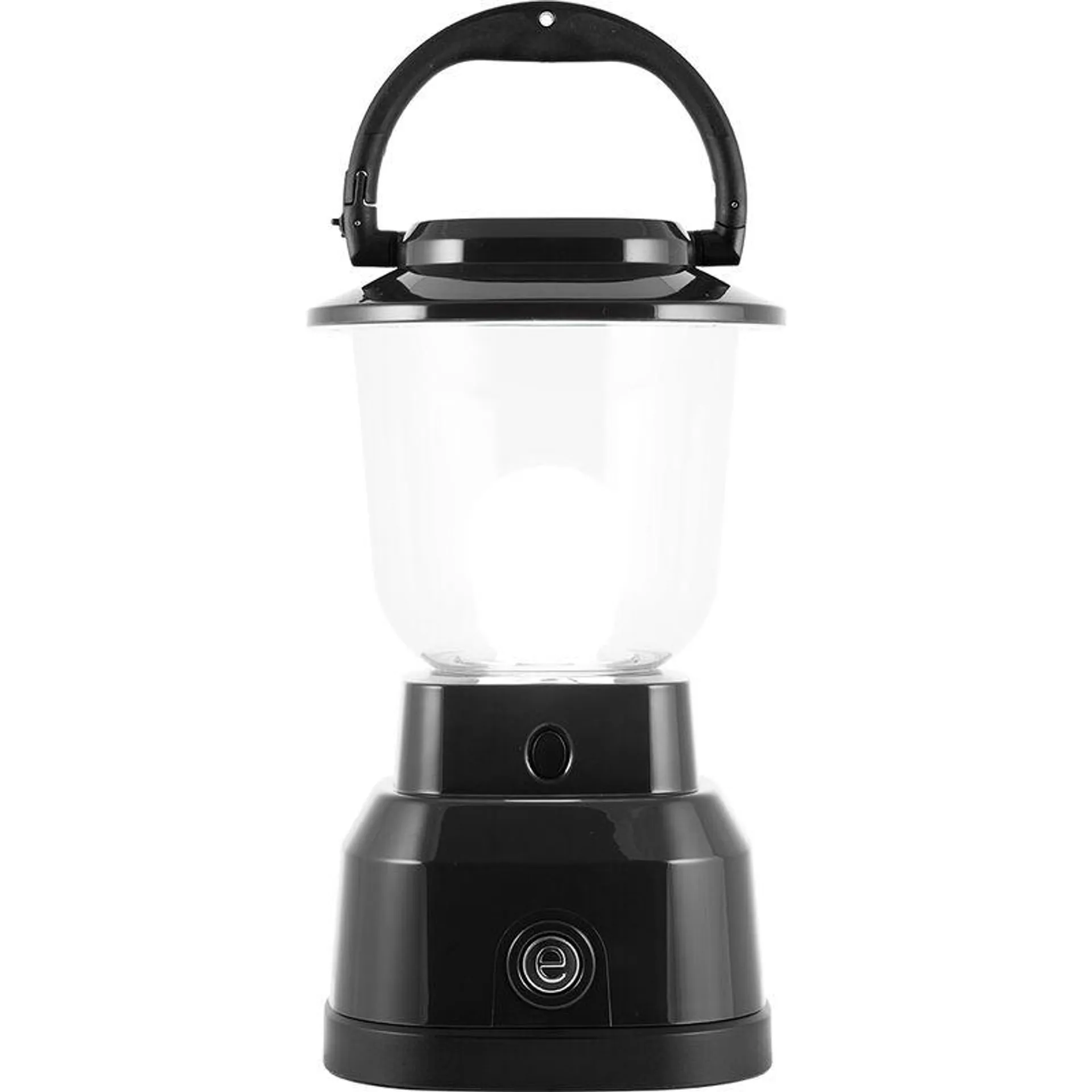 GE Enbrighten LED 6D USB-Charging Lantern, Black