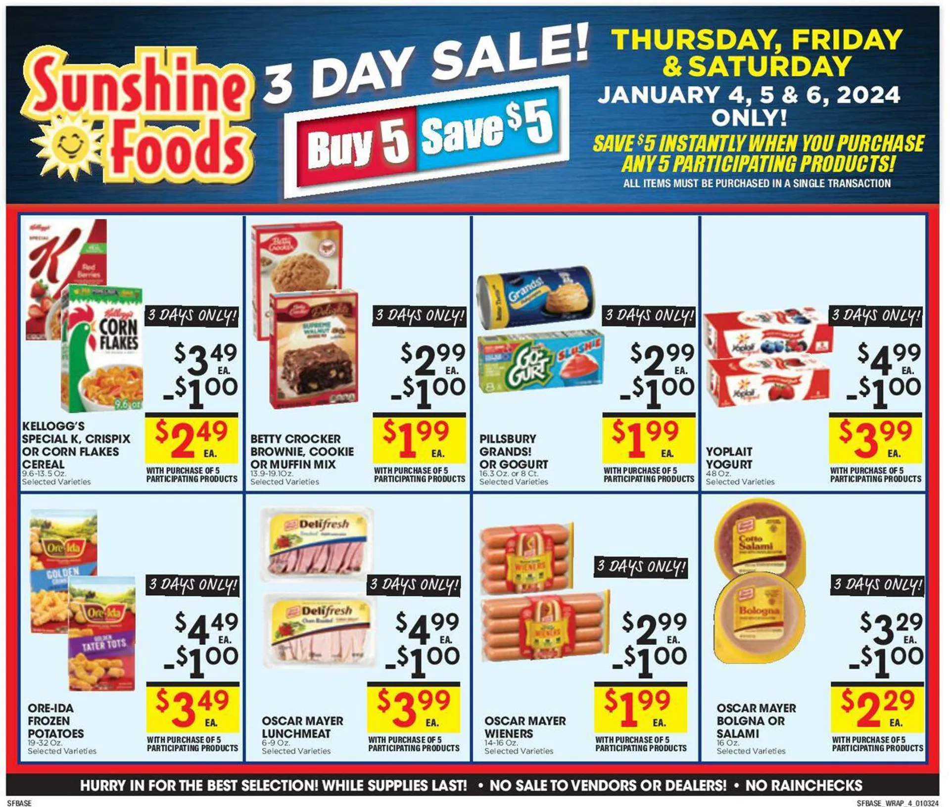 Weekly ad Sunshine Foods from January 3 to January 9 2024 - Page 12