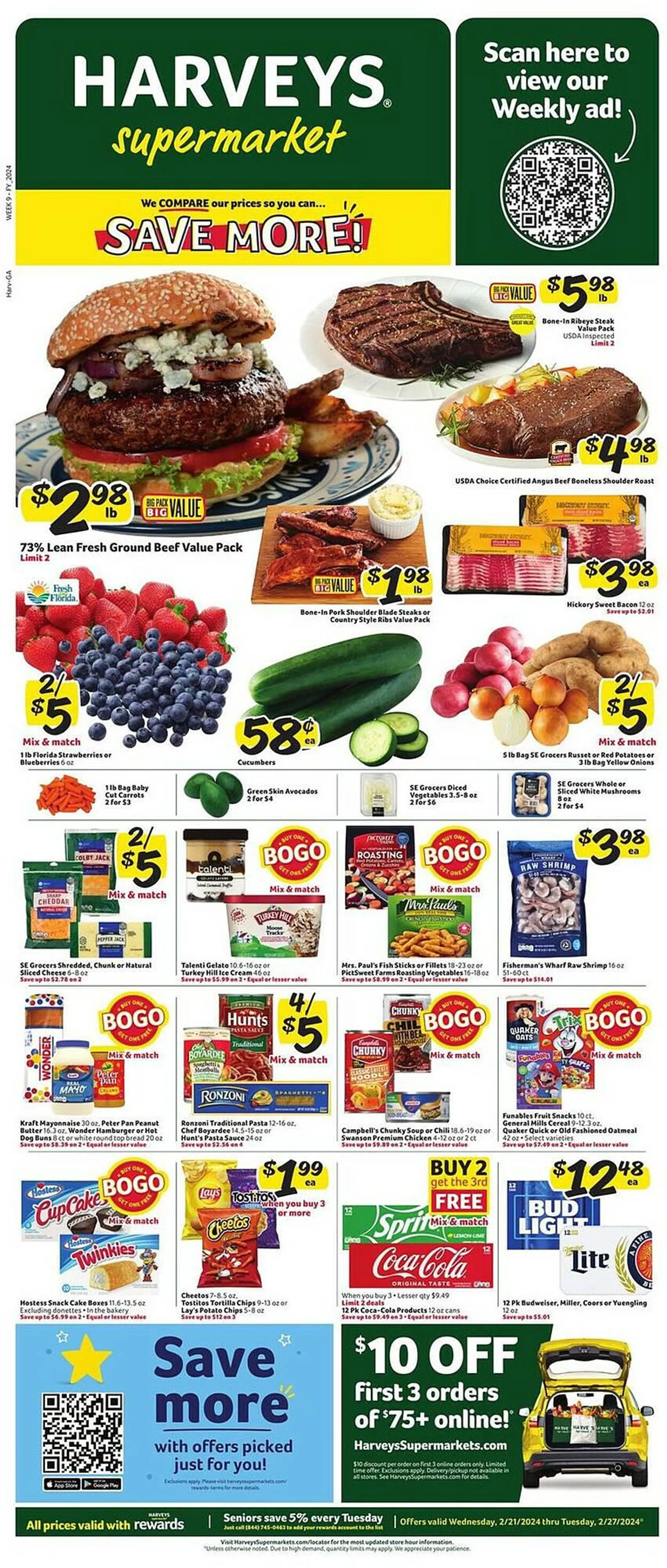 Weekly ad Hays Supermarket Weekly Ad from February 21 to February 27 2024 - Page 
