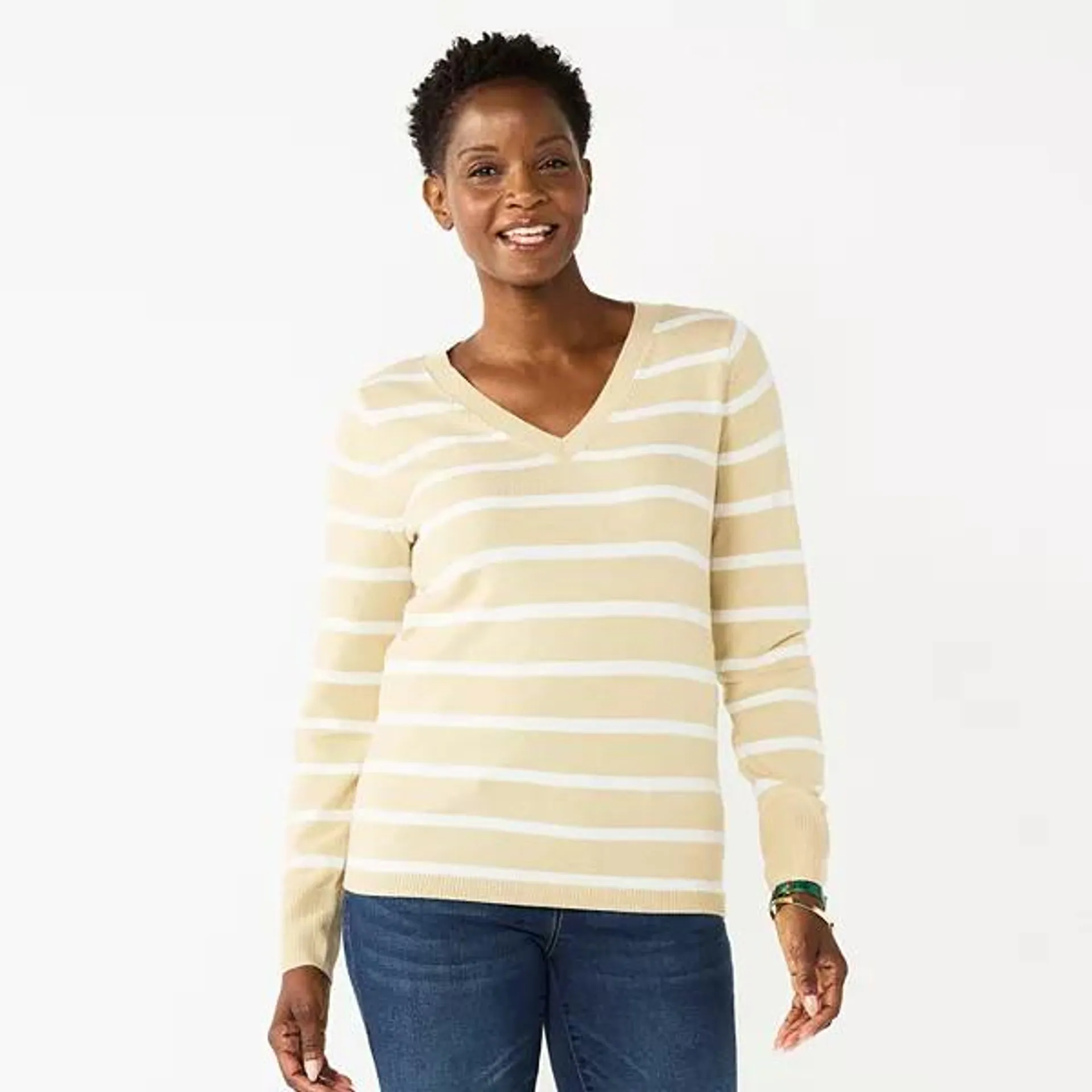 Women's Croft & Barrow® The Extra Soft V-Neck Sweater