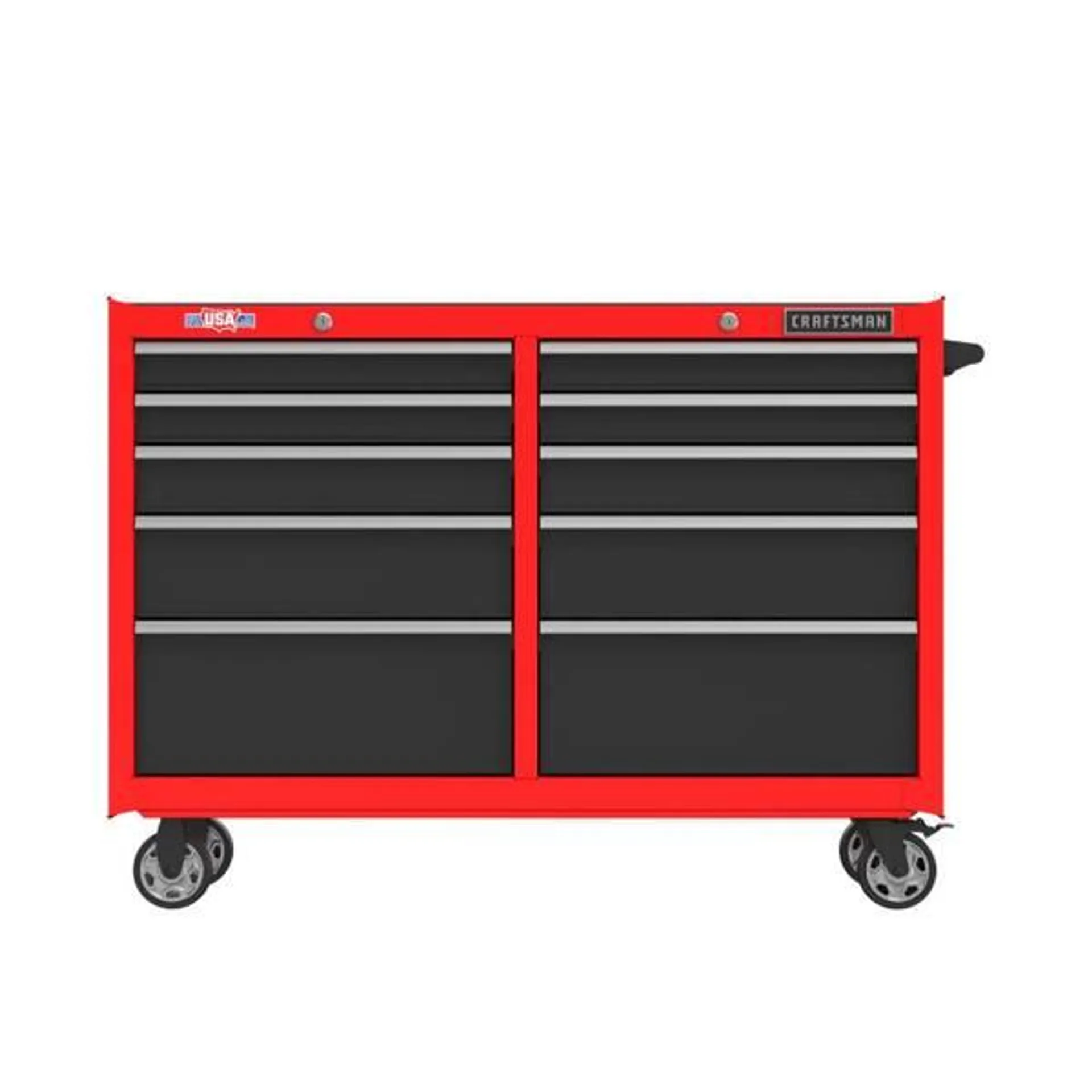 52" 10-Drawer Rolling Tool Cabinet