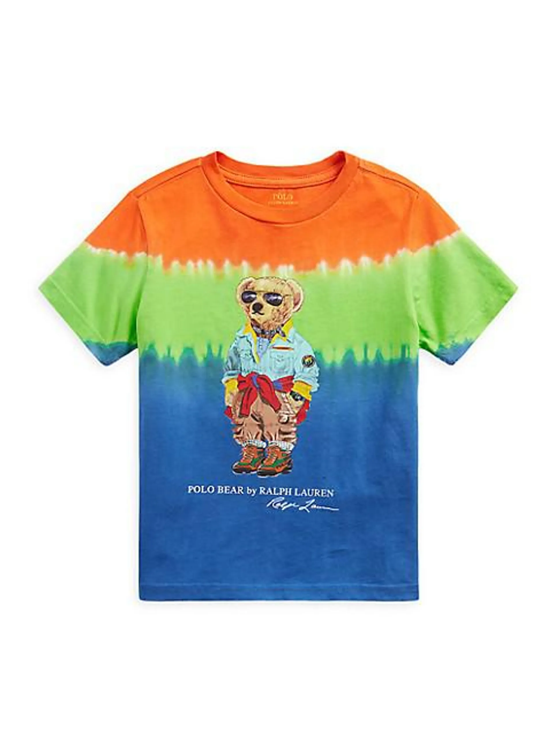 Little Boy's & Boy's Polo Bear Tie-Dye T-Shirt