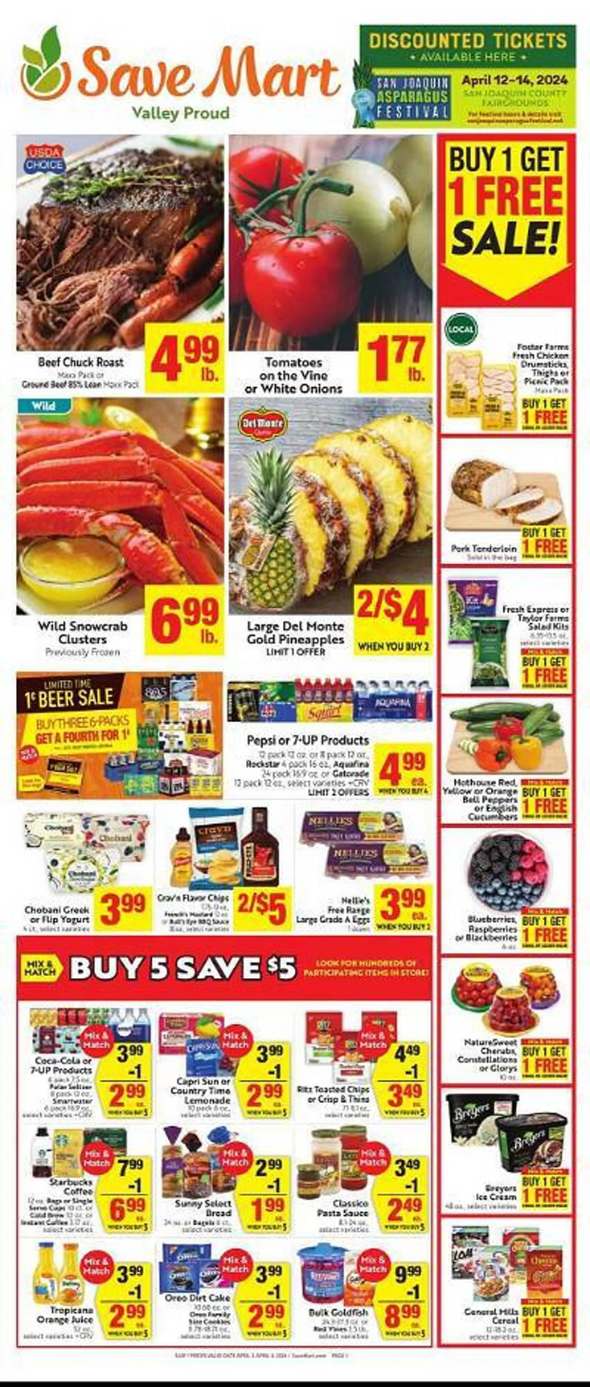 Weekly ad Save Mart Weekly Ad from April 3 to April 9 2024 - Page 