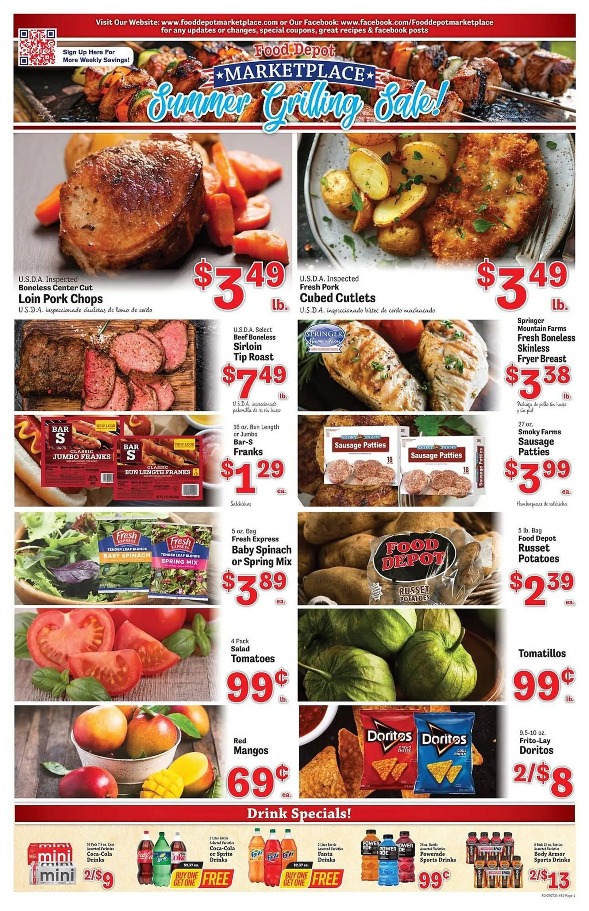 Weekly ad Food Depot Weekly Ad from July 9 to July 15 2025 - Page 1