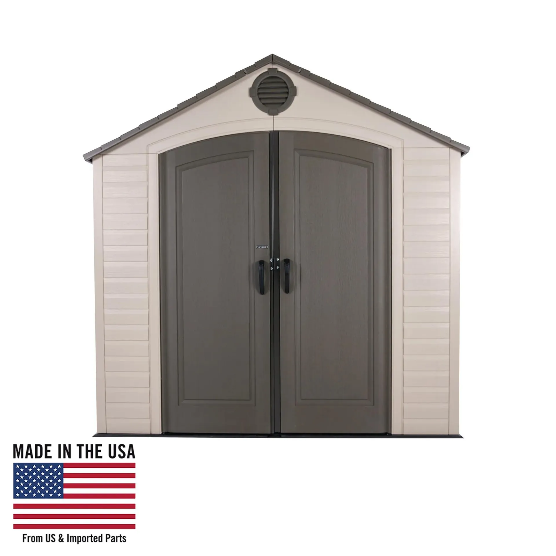 Lifetime 8 Ft. x 7.5 Ft. Outdoor Storage Shed