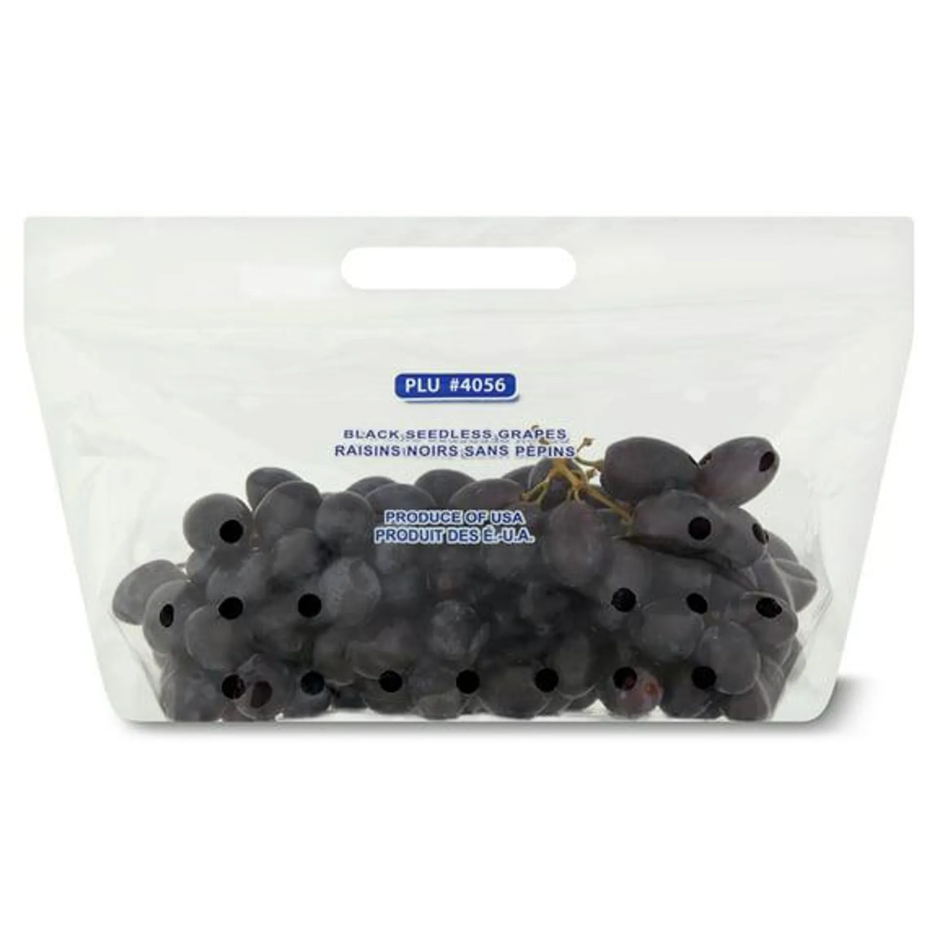 Fresh Black Seedless Grapes, Bag (2.25 lbs/Bag Est.)