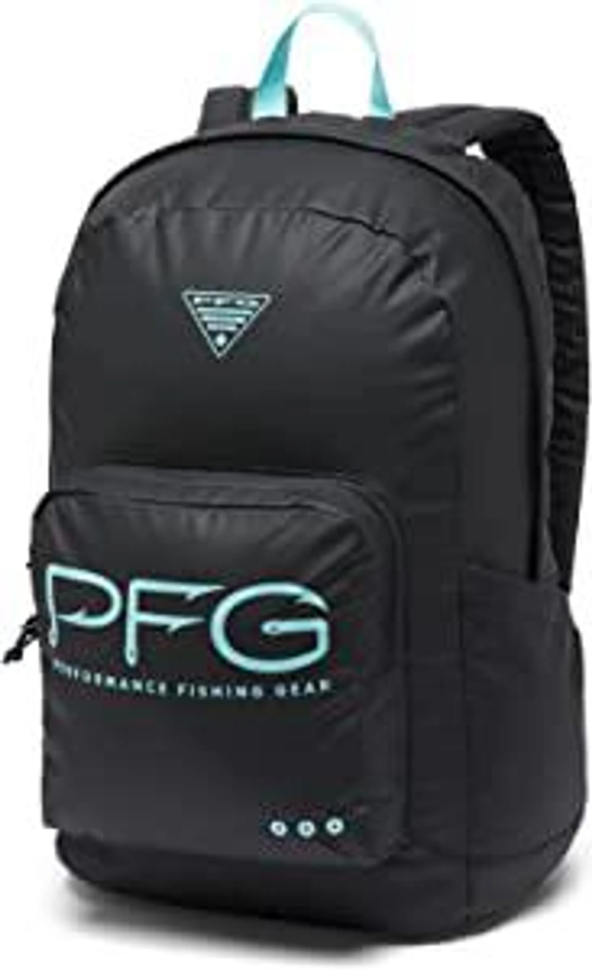 Columbia Unisex PFG Zigzag 22L Backpack, Black/Gulf Stream, One Size
