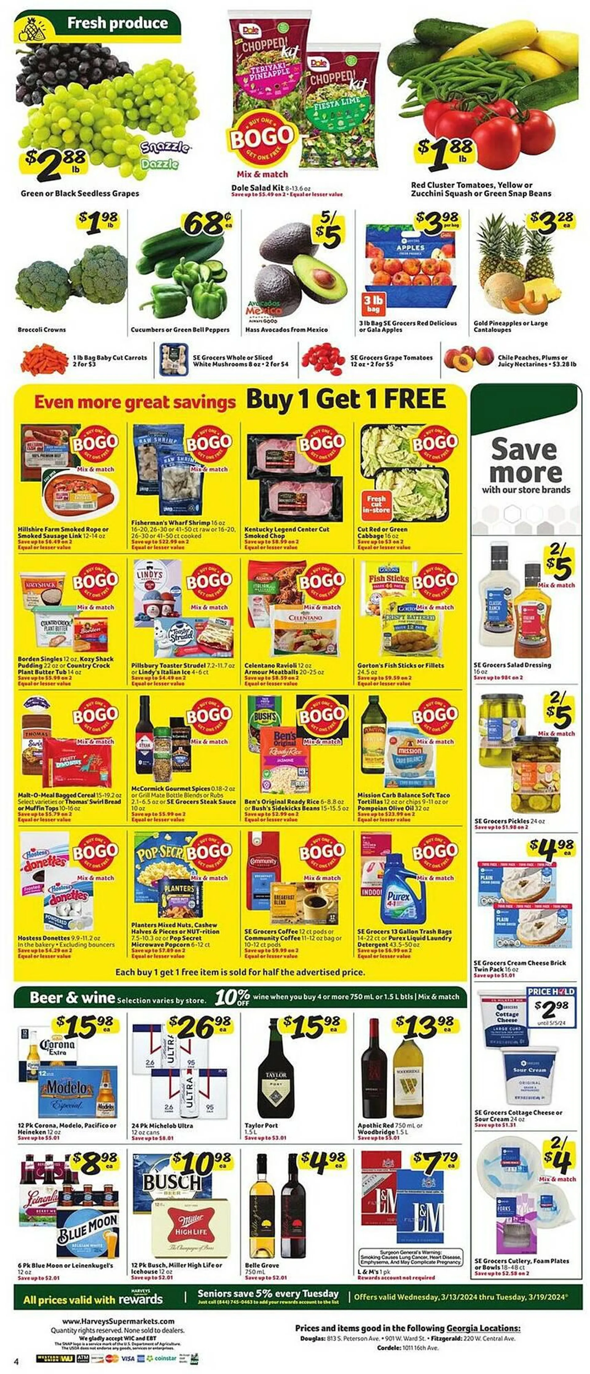 Weekly ad Harveys Supermarkets Weekly Ad from March 13 to March 19 2024 - Page 9