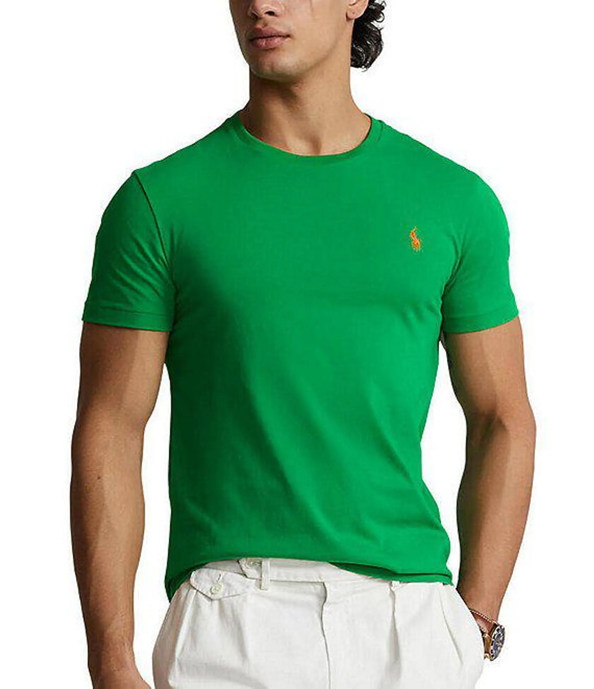 Custom Slim-Fit Jersey Crewneck Short-Sleeve T-Shirt