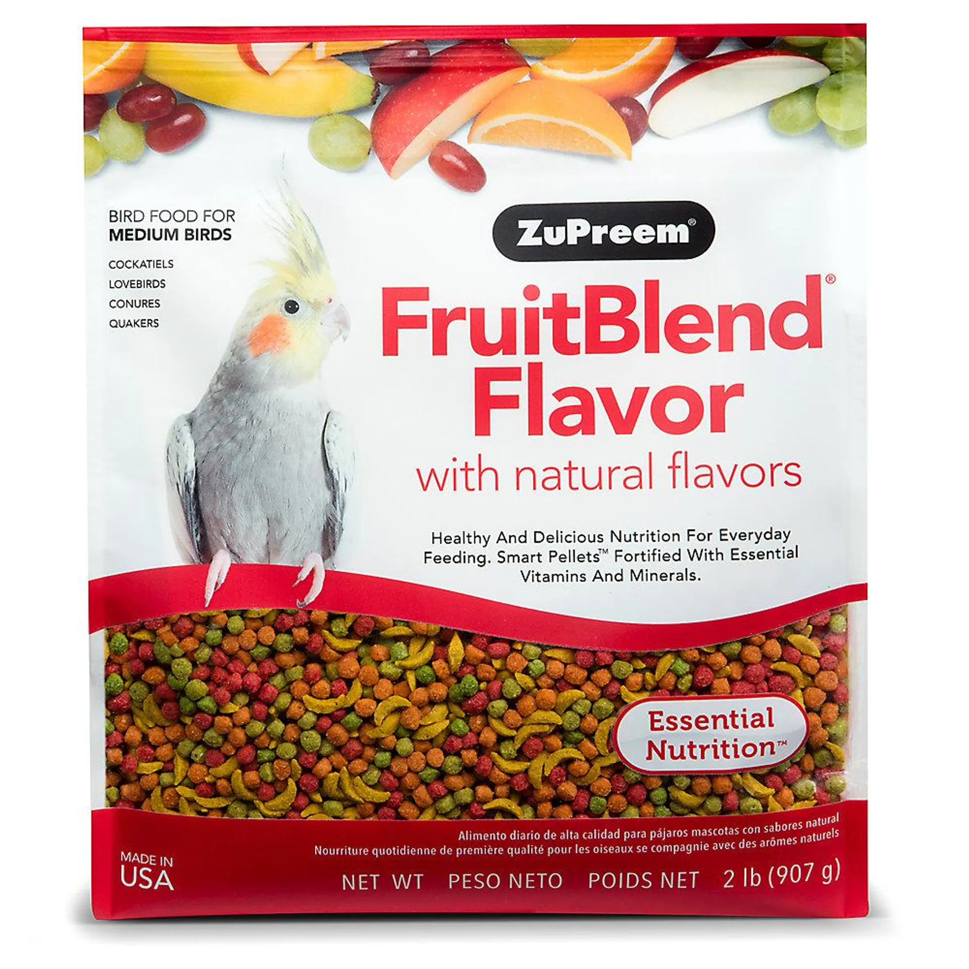 ZuPreem® FruitBlend Medium Bird Food