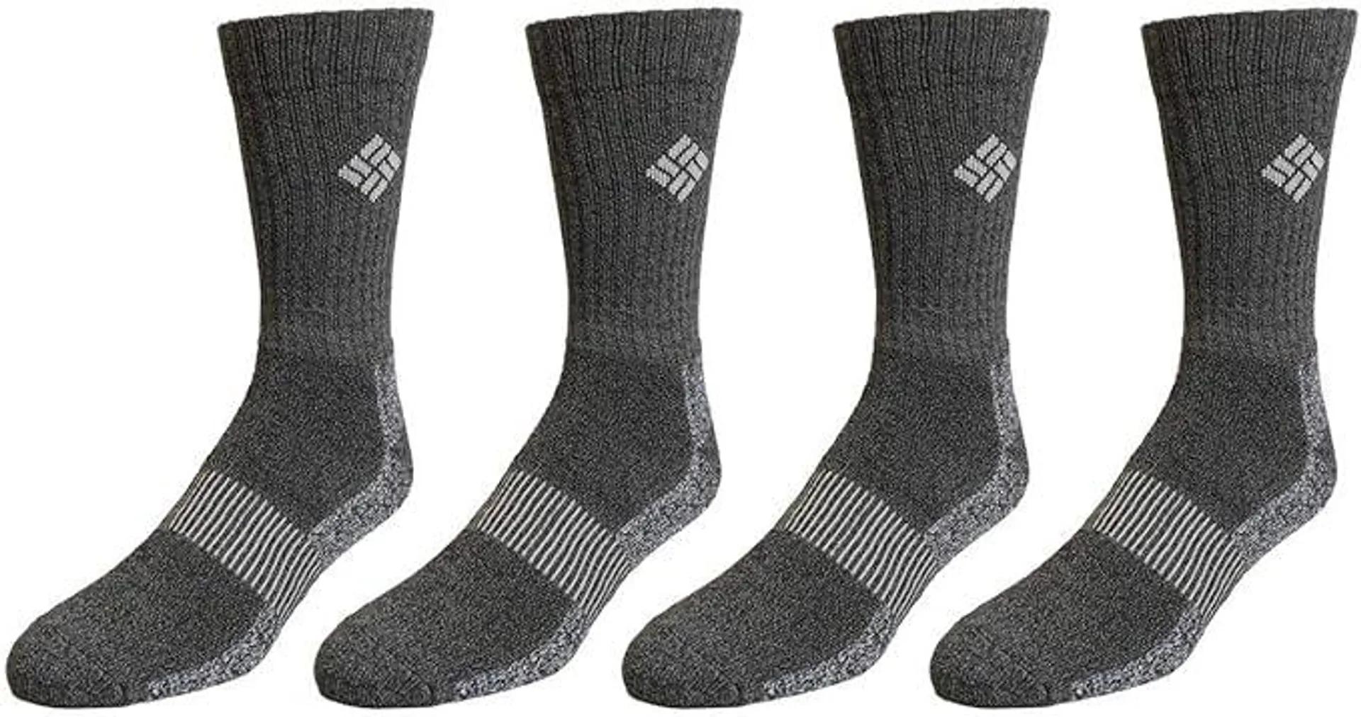 Columbia Men's 4 Pack Moisture Control Crew Socks