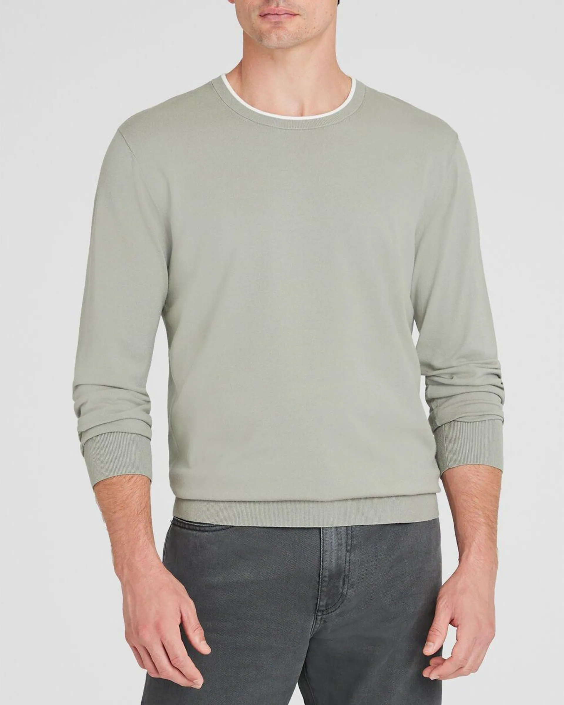 Long-Sleeve Tech Crewneck