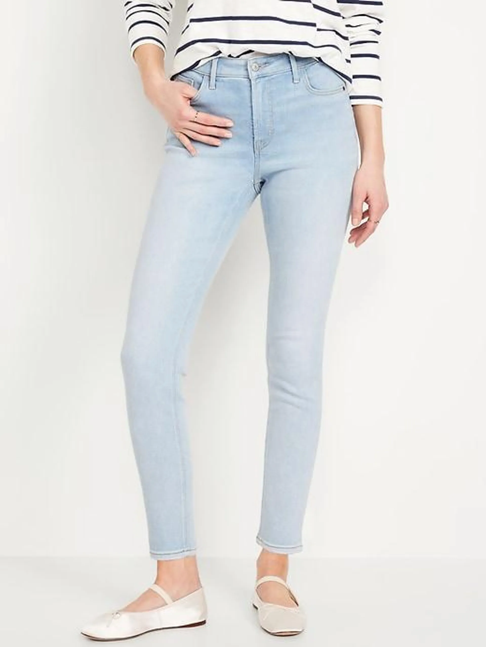 High-Waisted Rockstar Super-Skinny Jeans