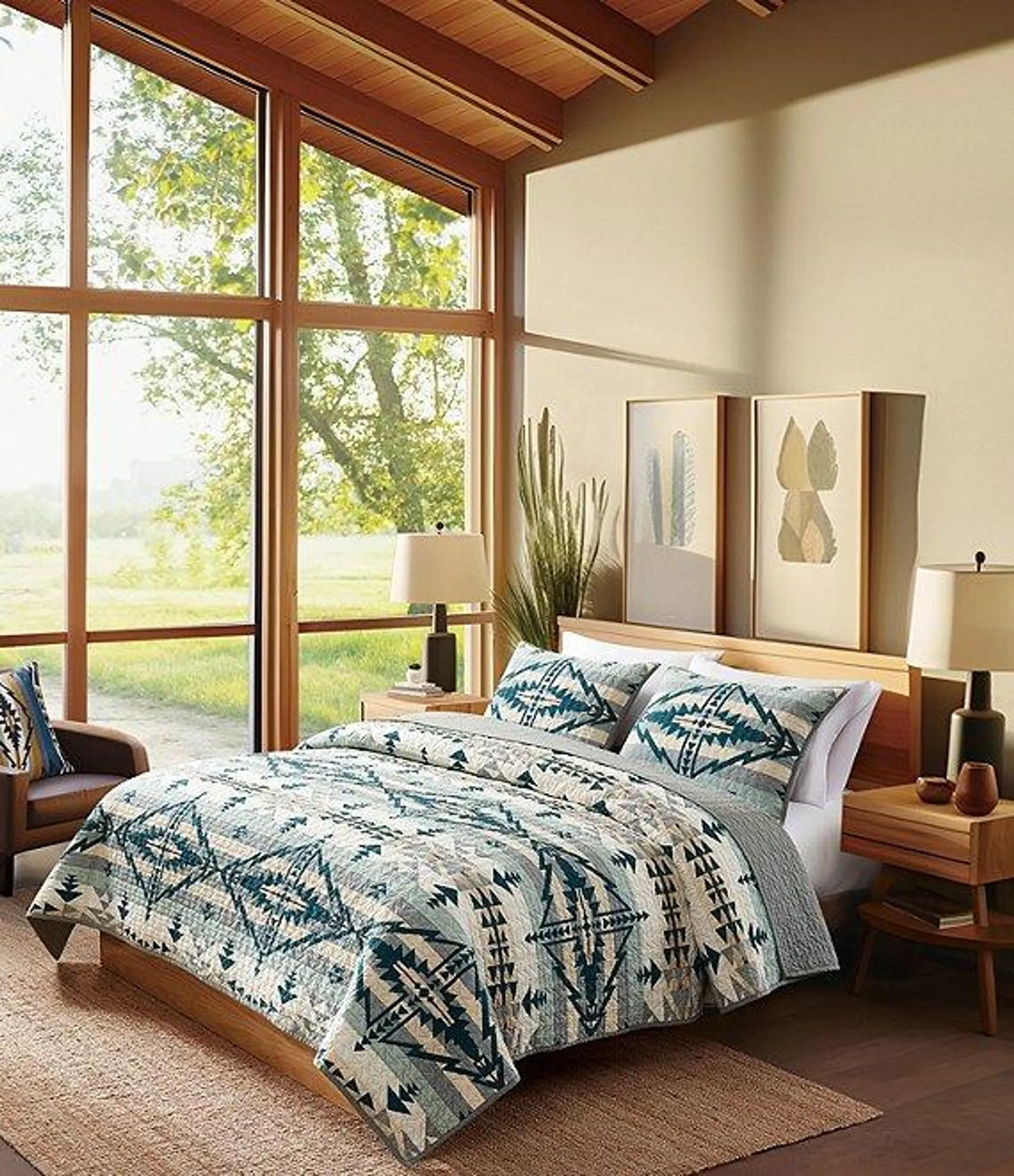 Trapper Peak Print Coverlet Mini Set