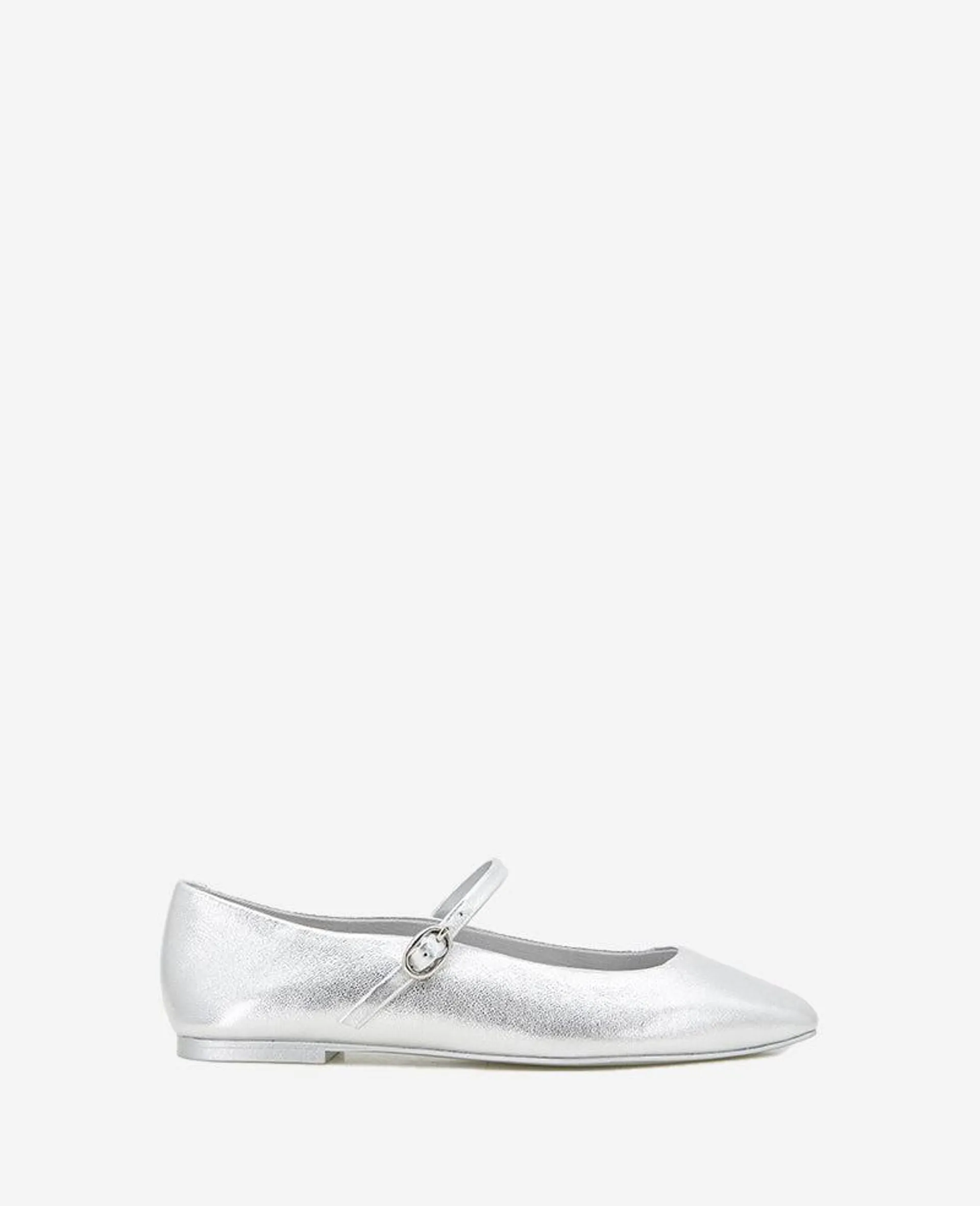 Jasper Metallic Leather Ballet Flat