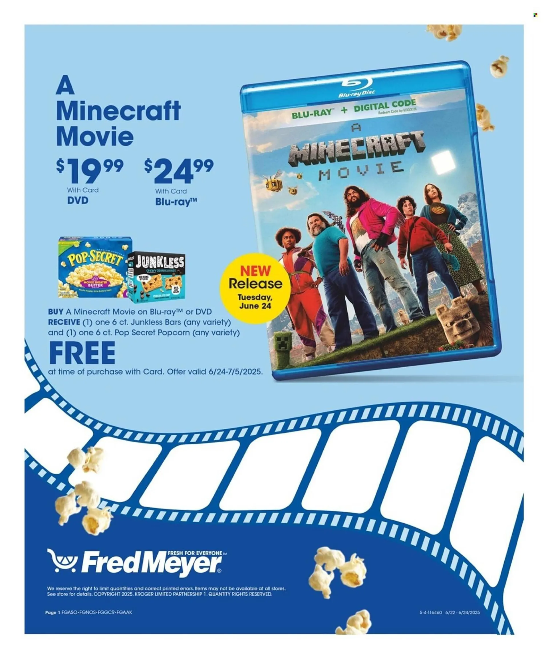 Weekly ad Fred Meyer Weekly Ad from June 22 to June 24 2025 - Page 1