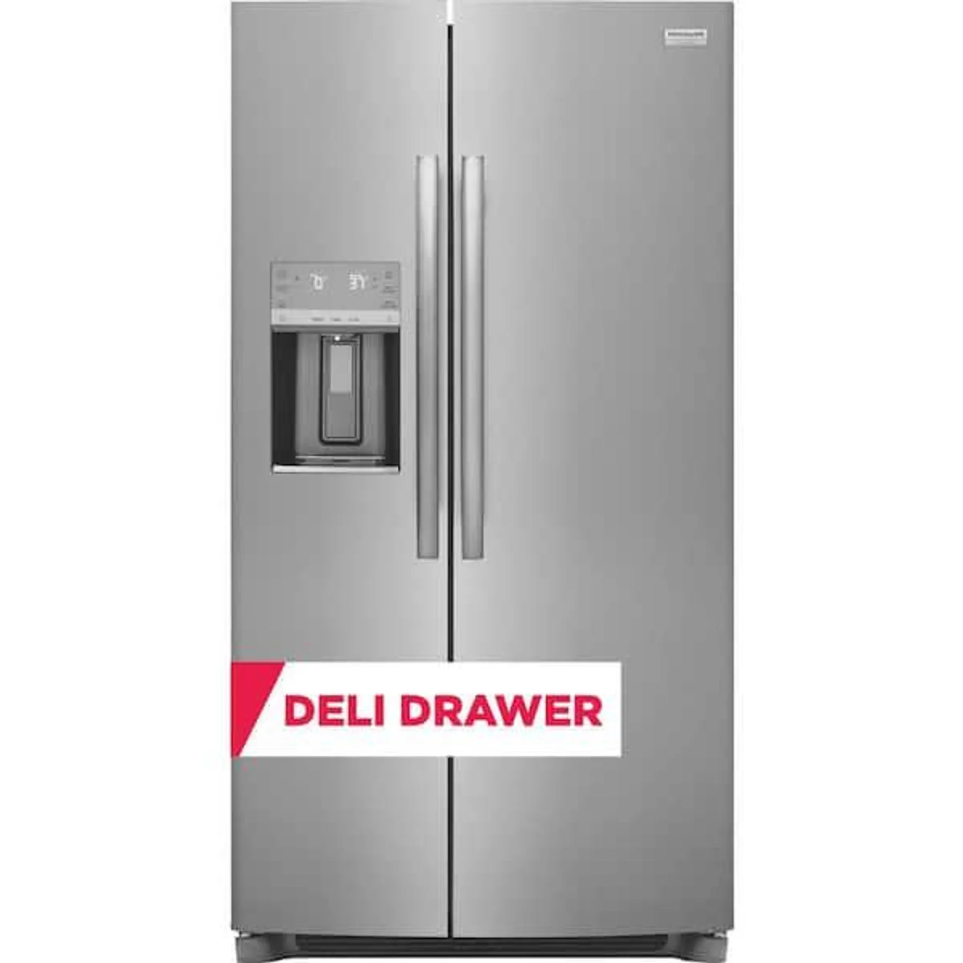 Gallery 25.6 Cu. Ft. 36" Standard Depth Side by Side Refrigerator in Smudge-Proof Stainless Steel