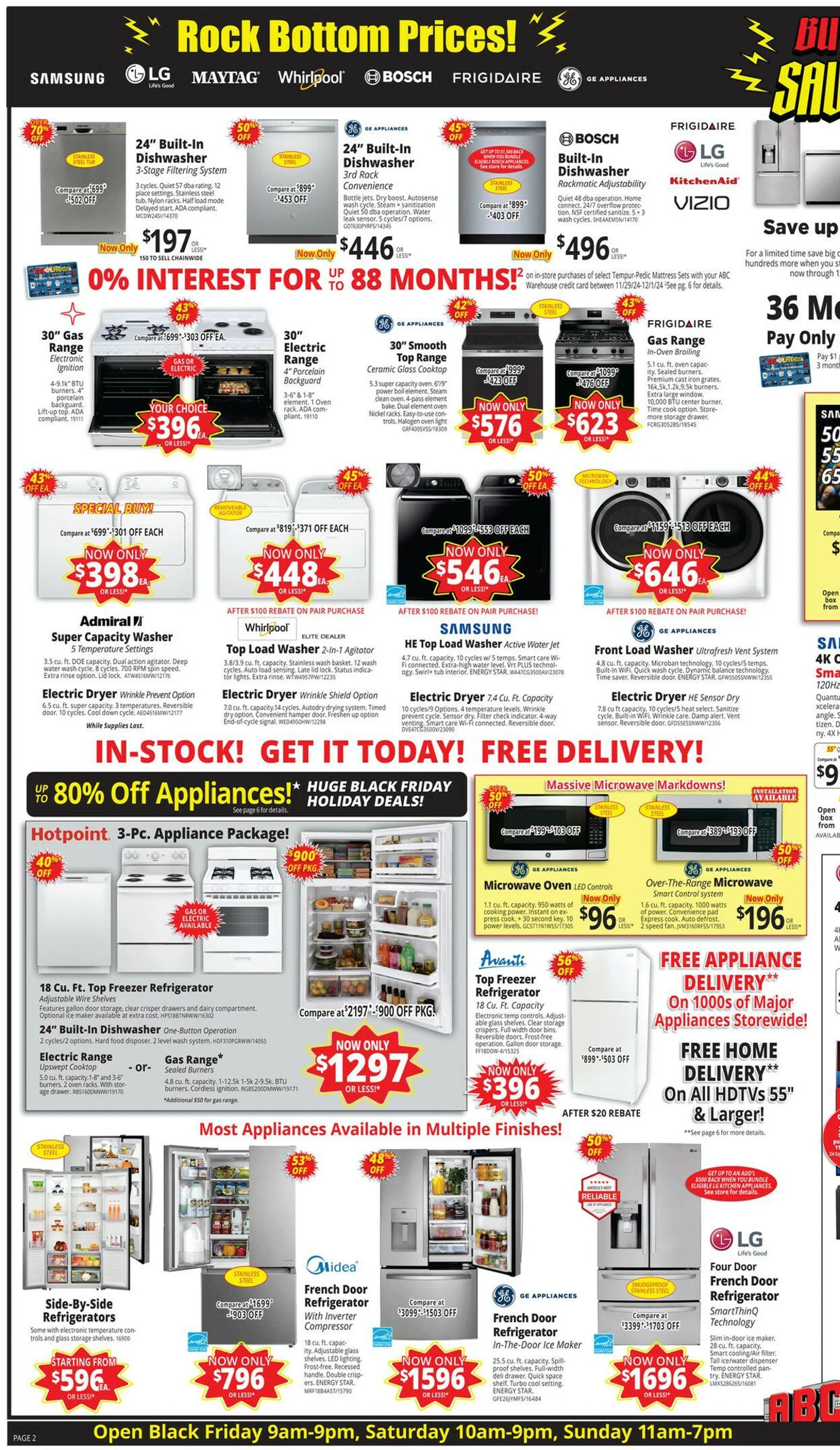 Weekly ad ABC Warehouse Current weekly ad from November 24 to November 30 2024 - Page 2