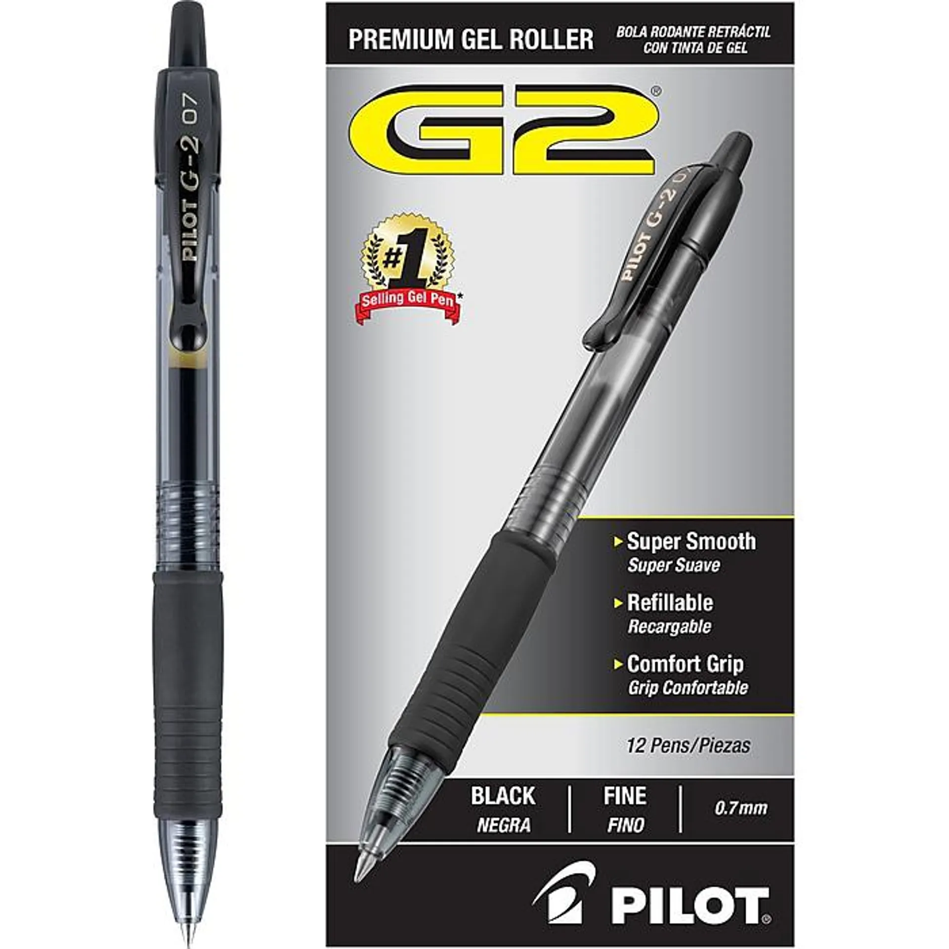 Pilot G2 Retractable Gel Pens,