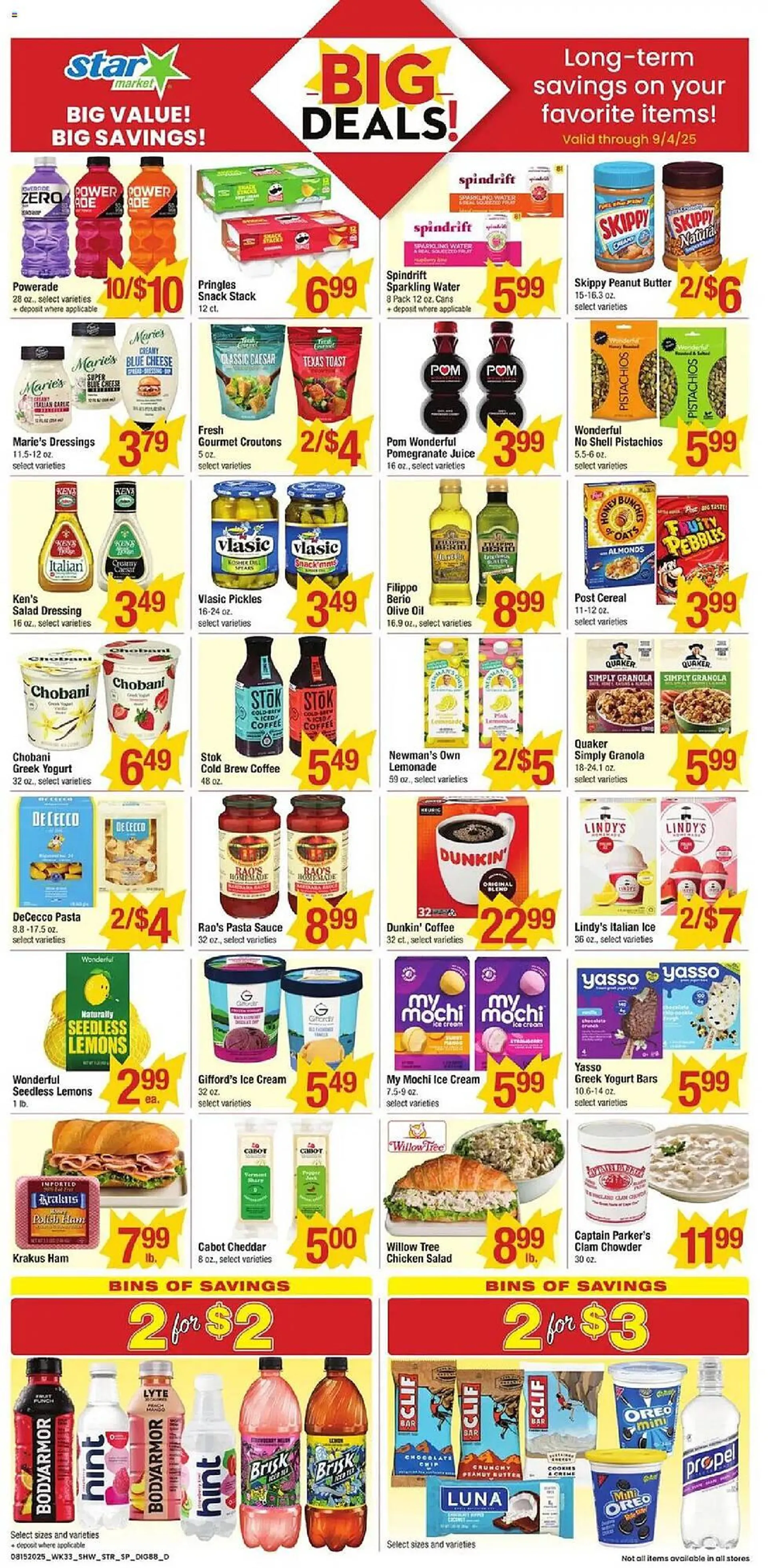 Weekly ad Star Market Weekly Ad from August 15 to August 22 2025 - Page 1