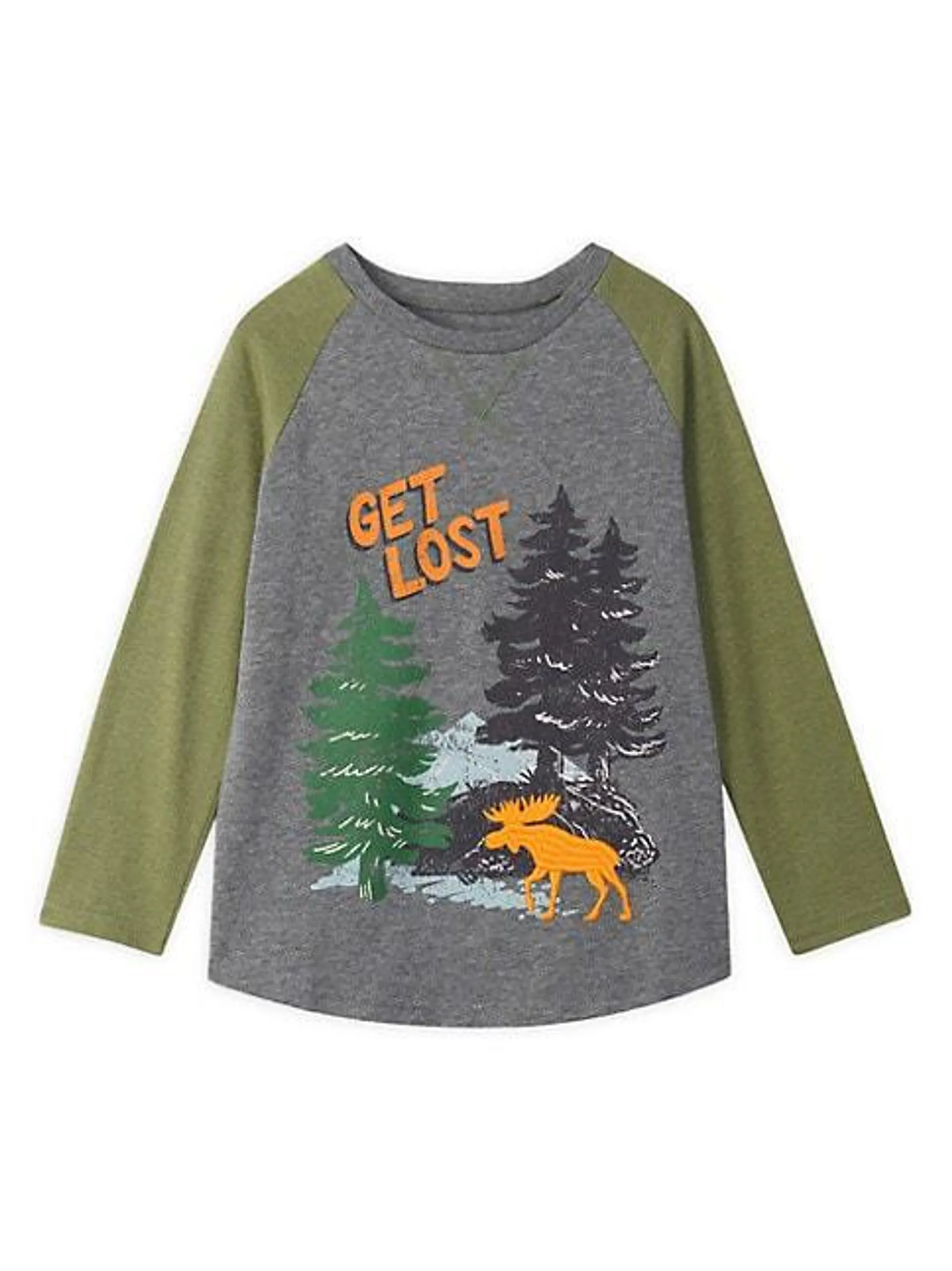 Little Boy's & Boy's Get Lost Raglan Sleeve T-Shirt