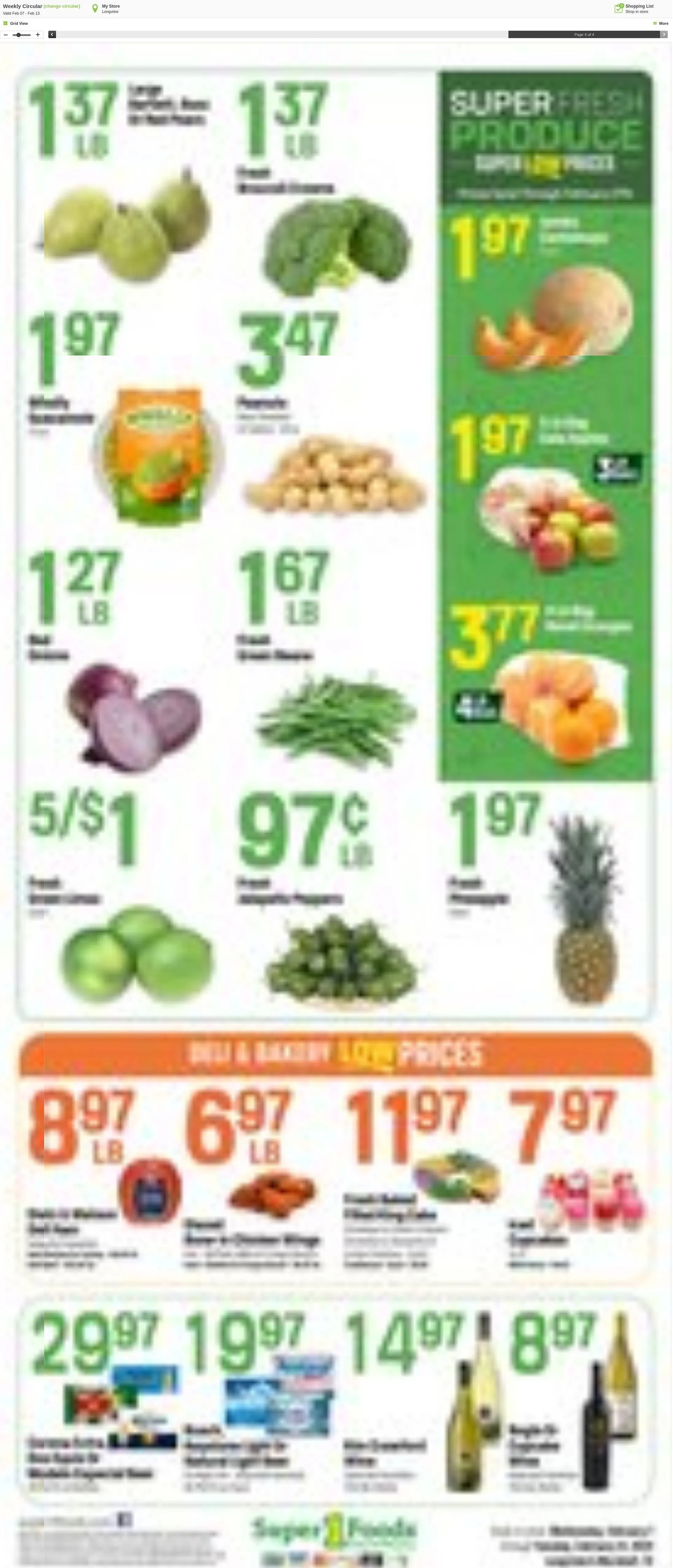 Weekly ad Super1Foods from February 7 to February 13 2024 - Page 4