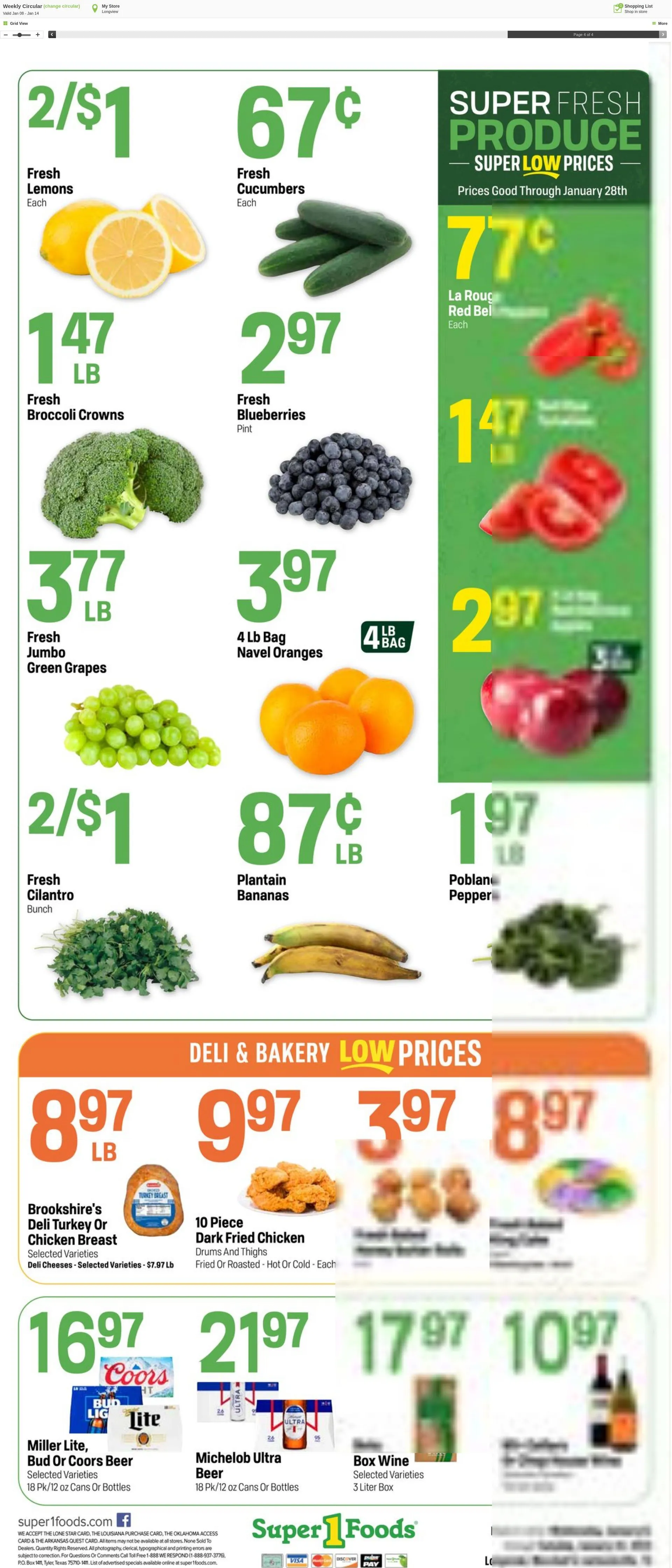 Weekly ad Super1Foods from January 8 to January 14 2025 - Page 4