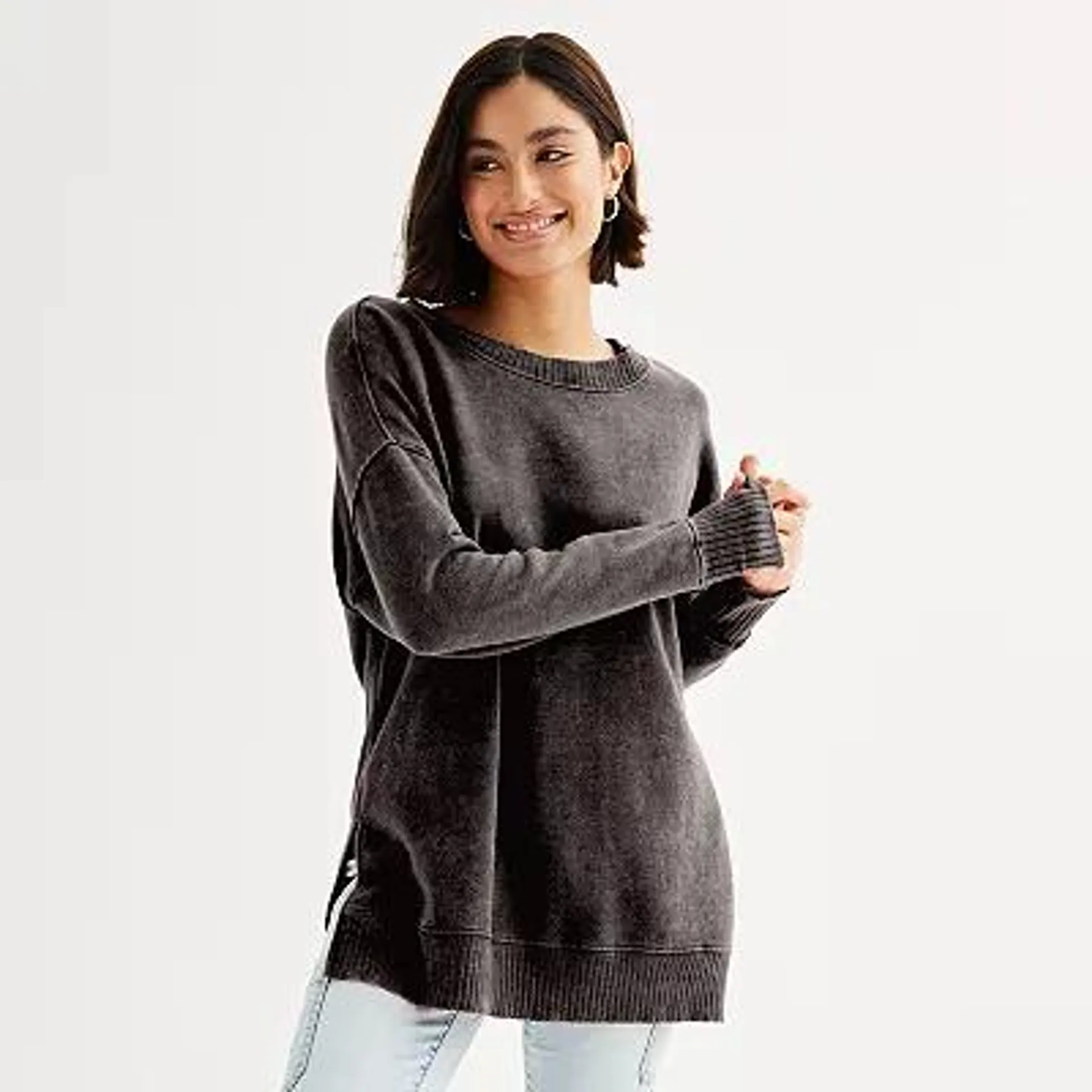 Juniors' SO® Oversized Weekend Tunic